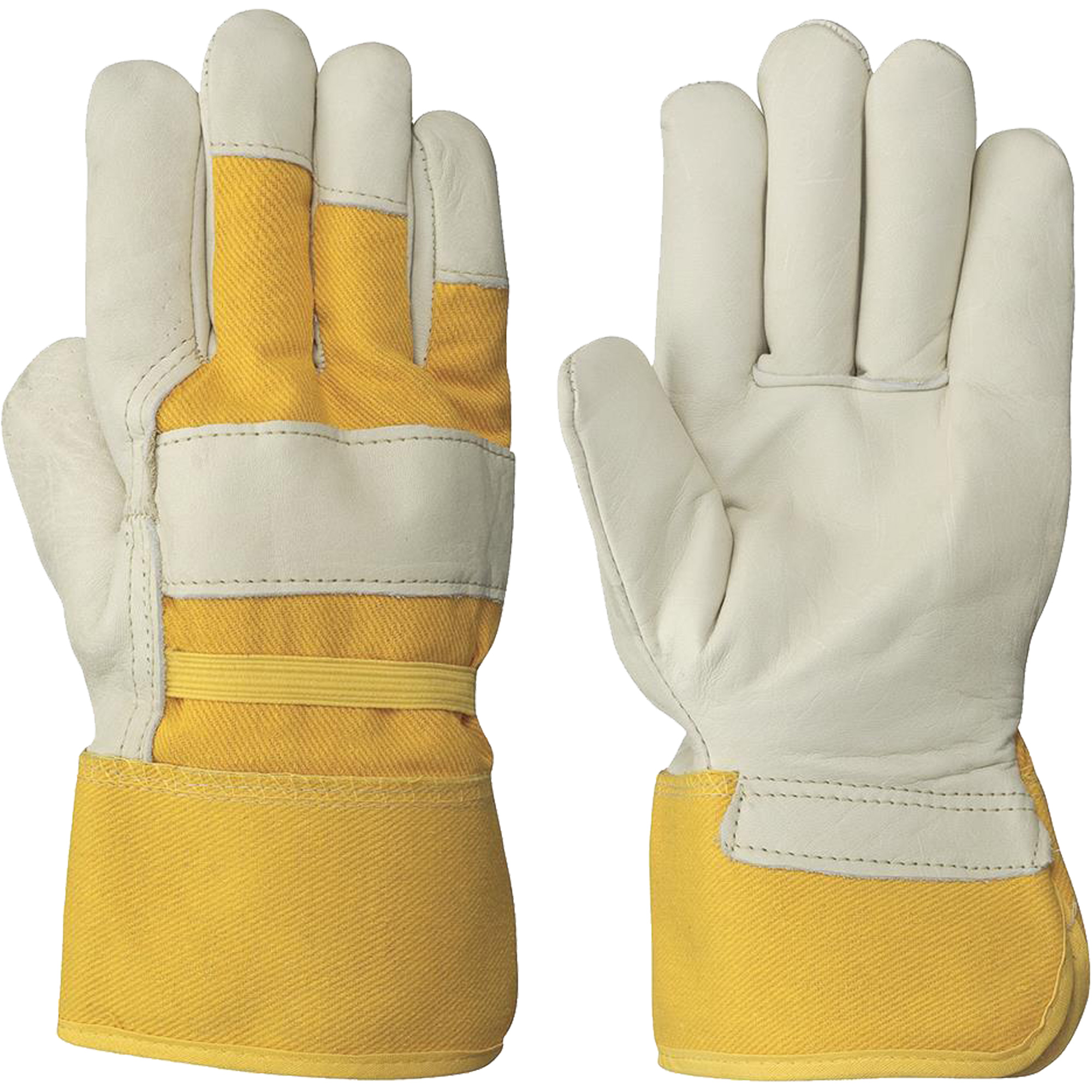 Gants isolés en cuir fleur de vache pour femmes, Taille unique, Paume en Cuir fleur de vache, Doublure en Molleton