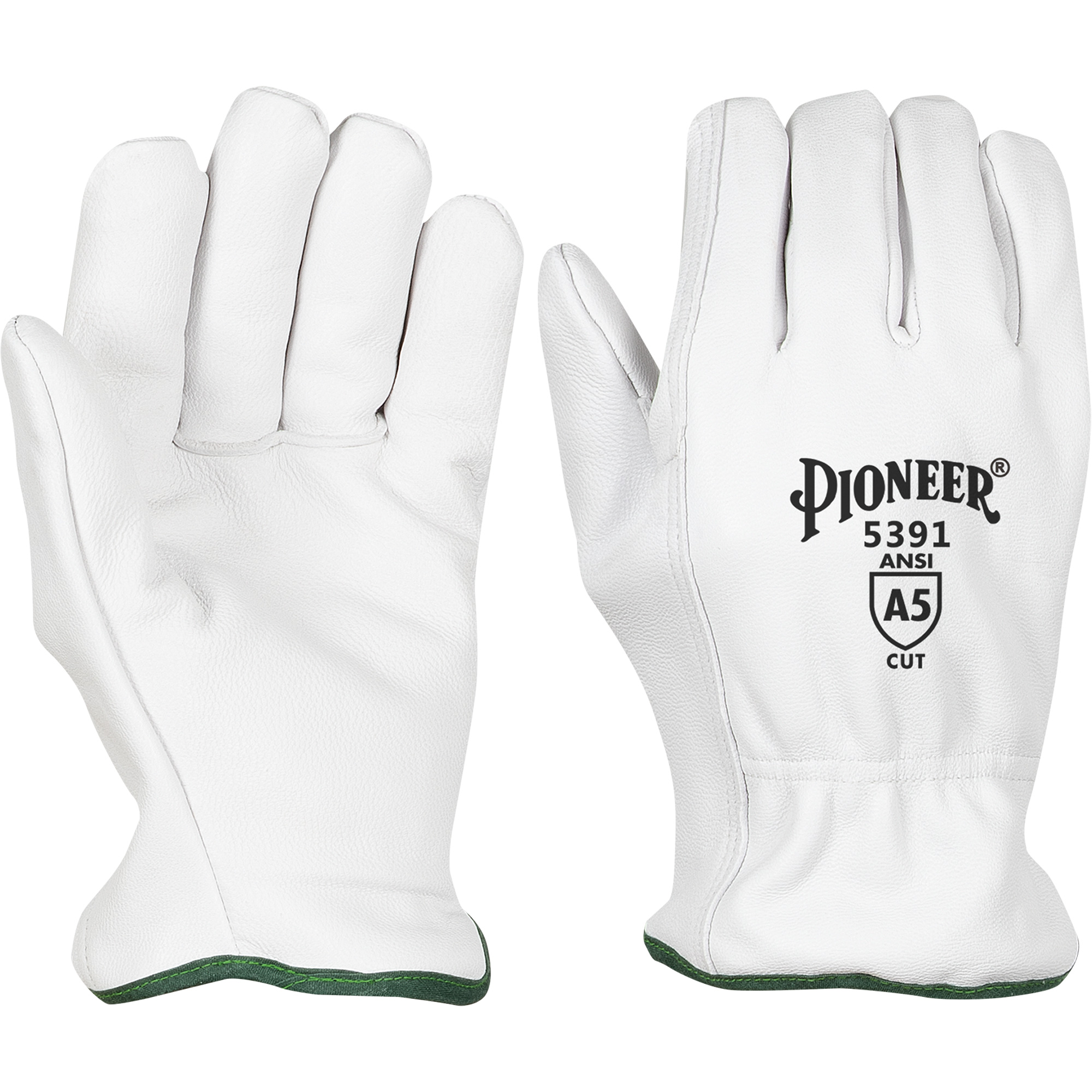 Gants pour conducteurs résistant aux coupures, Grand, Paume en Cuir fleur de chèvre