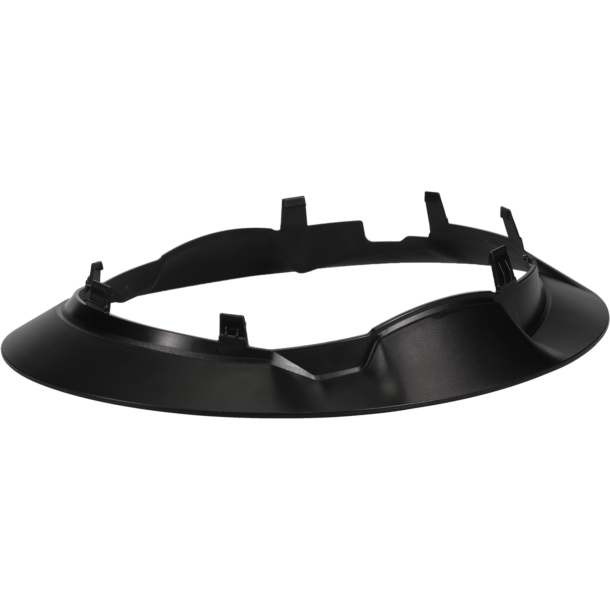 Bordure large complète à agrafe pour casque d'alpiniste RZRBackMC, blanc