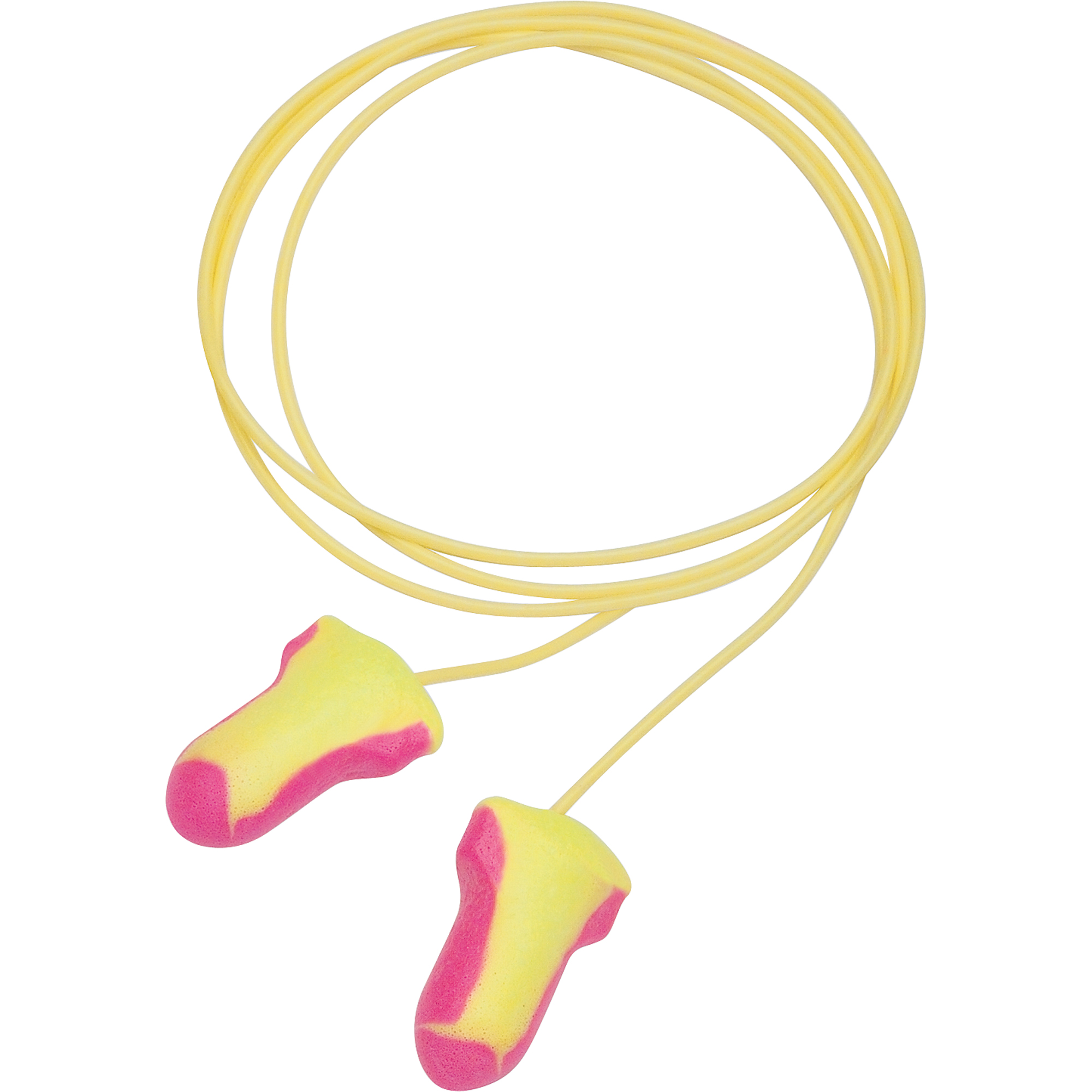 Bouchons d'oreilles en mousse multicolores Laser LiteMD de Howard LeightMC, Paire - Sac en poly, Avec cordon