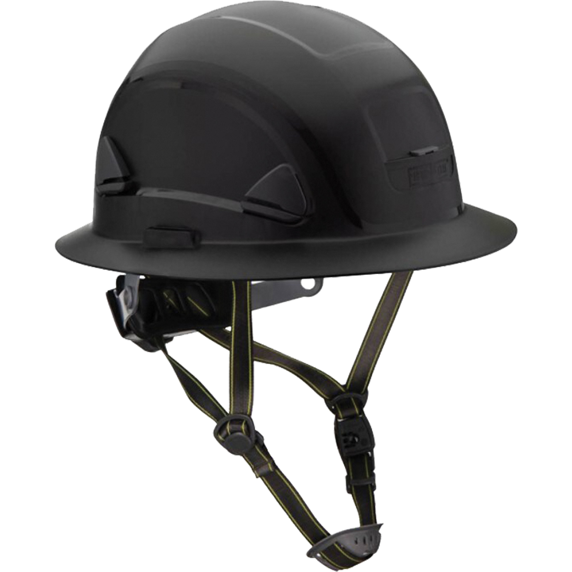Casque Fibre Metal de style escalade avec bordure complète, Répond aux normes CSA type 2, Suspension Rochet, Non ventilé