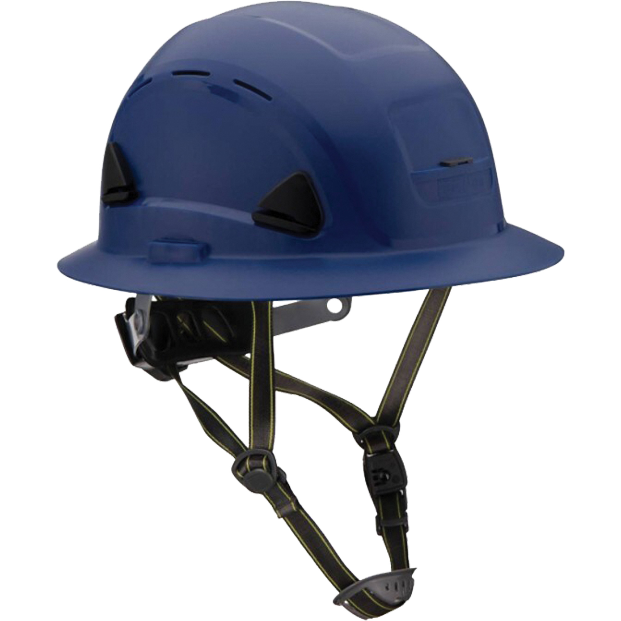 Casque Fibre Metal de style escalade avec bordure complète, Répond aux normes CSA type 2, Suspension Rochet, Ventilé