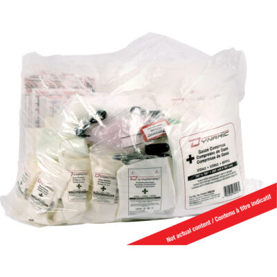 Trousse de premiers soins pour bateau DynamicMC, Dispositif médical Classe 1, Sac en plastique refermable