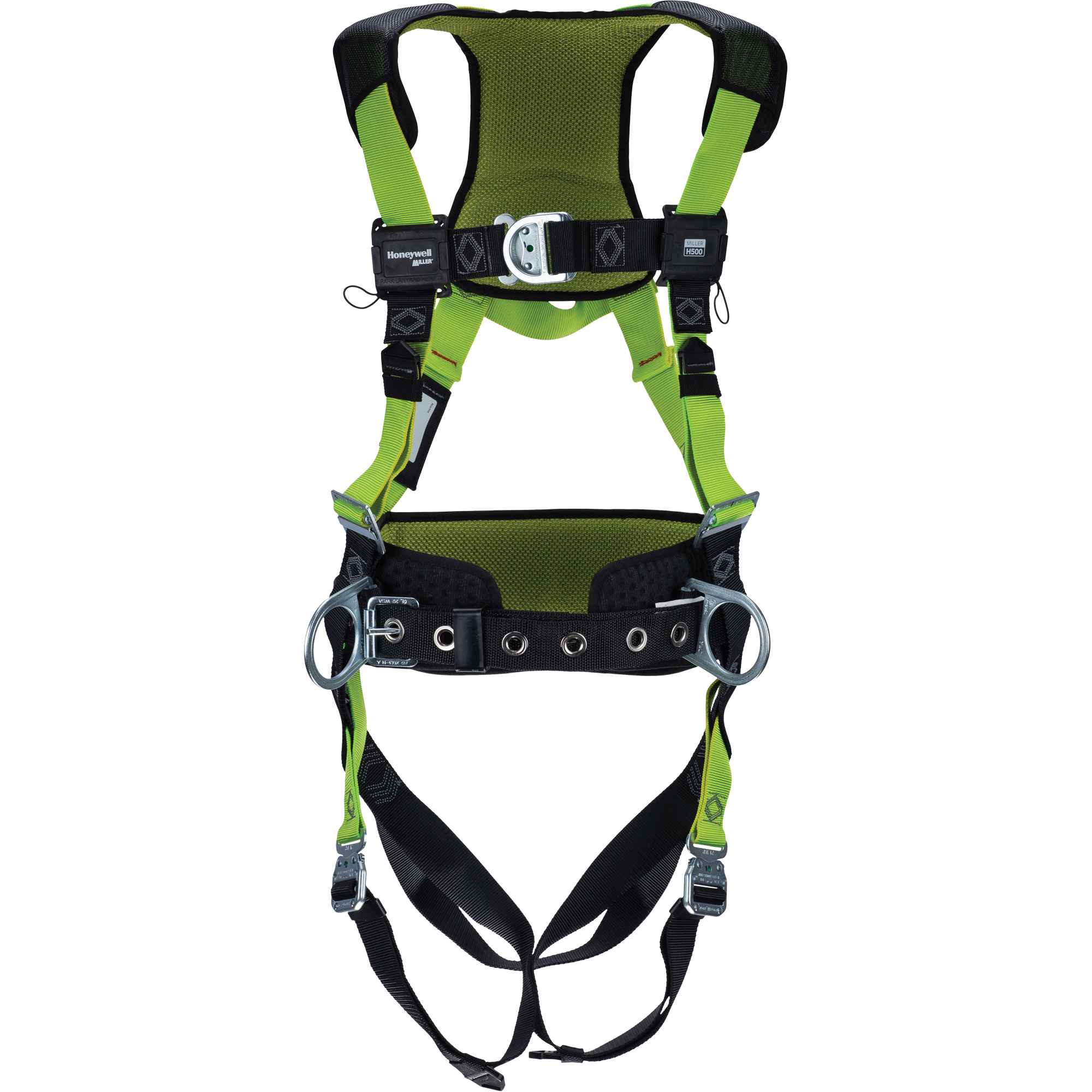 Harnais complet confortable pour la construction modèle H500 MillerMD, Certifiée CSA, Classe ADLP, 2T-Grand, Cap. 420 lb