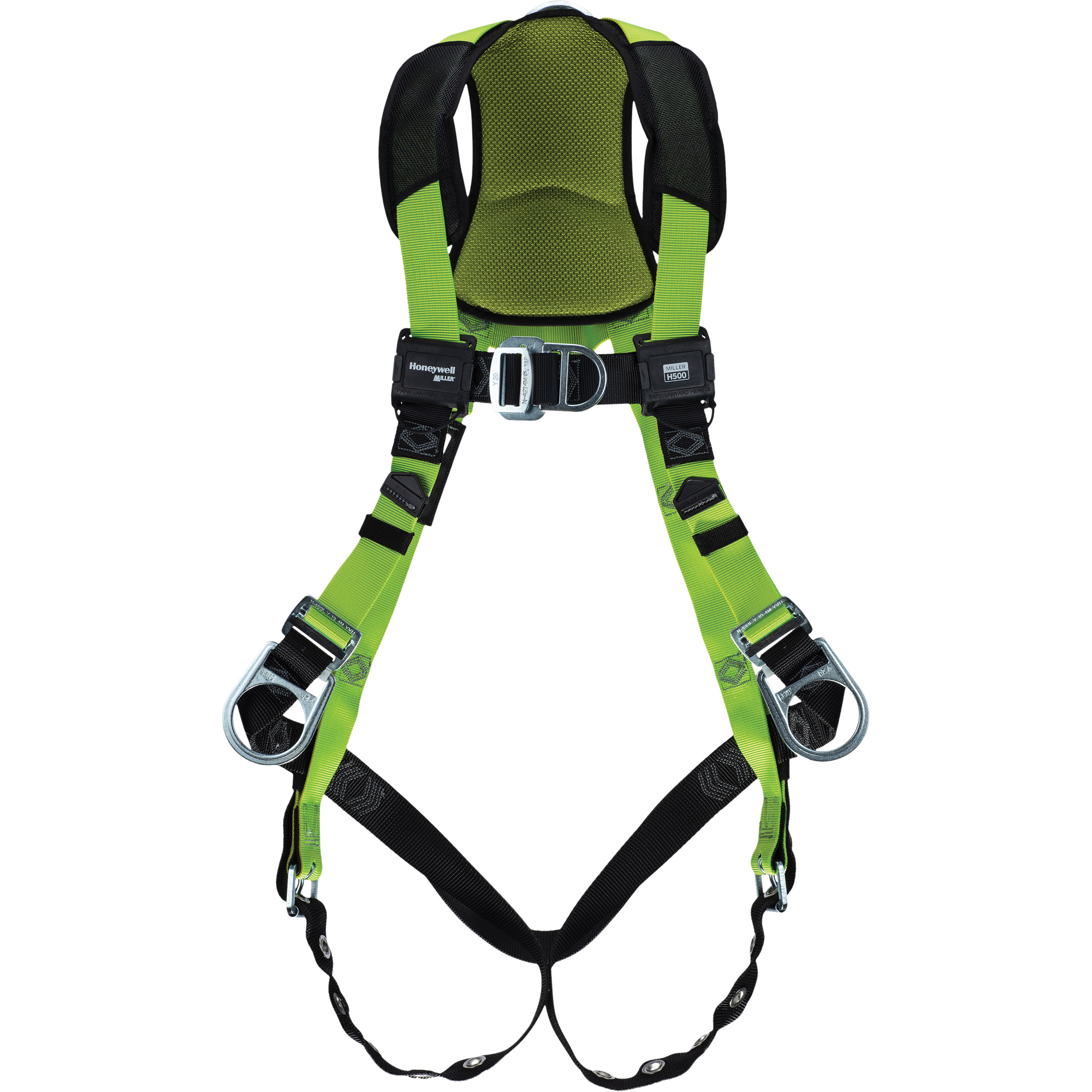 Harnais complet confortable pour l'industrie H500 MillerMD, Certifiée CSA, Classe ADLP, Moyen/Petit, Cap. 420 lb