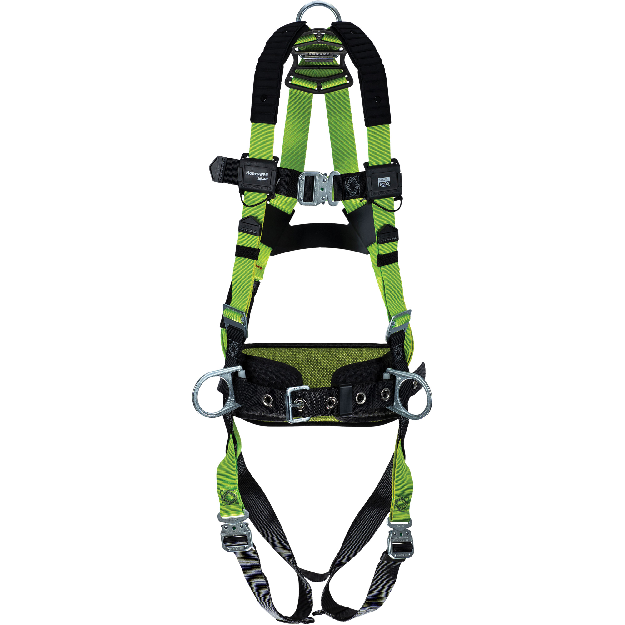 Harnais complet standard pour la construction modèle H500 MillerMD, Certifiée CSA, Classe AP, 2T-Grand, Cap. 420 lb