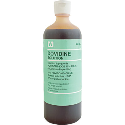 Povidone iodée topique, Liquide, Antiseptique