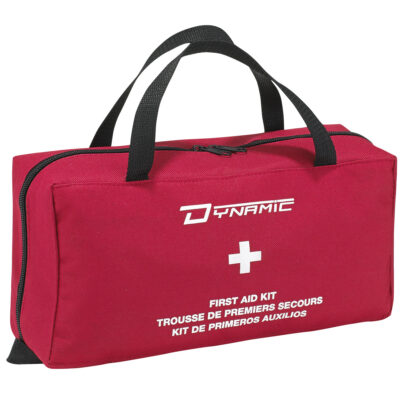Trousse de premiers soins régulière pour la maison DynamicMC, Dispositif médical Classe 1, Sac en nylon
