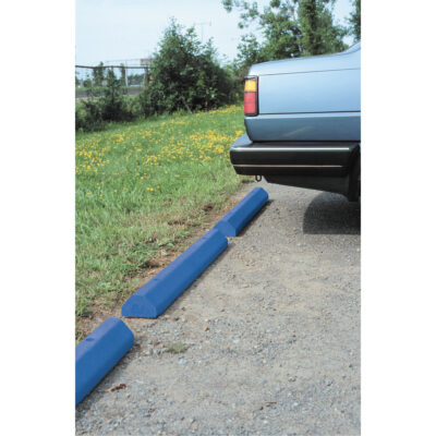 Butoirs pour voitures, Plastique, 6' l, Bleu