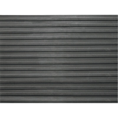 Tapis de vestibule, Couloir, 4' x pi lin. x 1/8", Noir