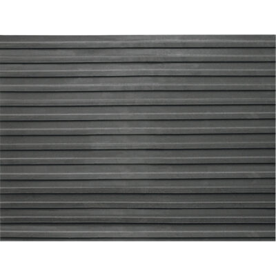 Tapis standard no 381, Couloir, 4' x 150' x 1/8", Noir