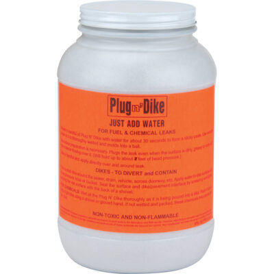 Produit d'étanchiété Plug N'DikeMD, Granules, 1 gal.