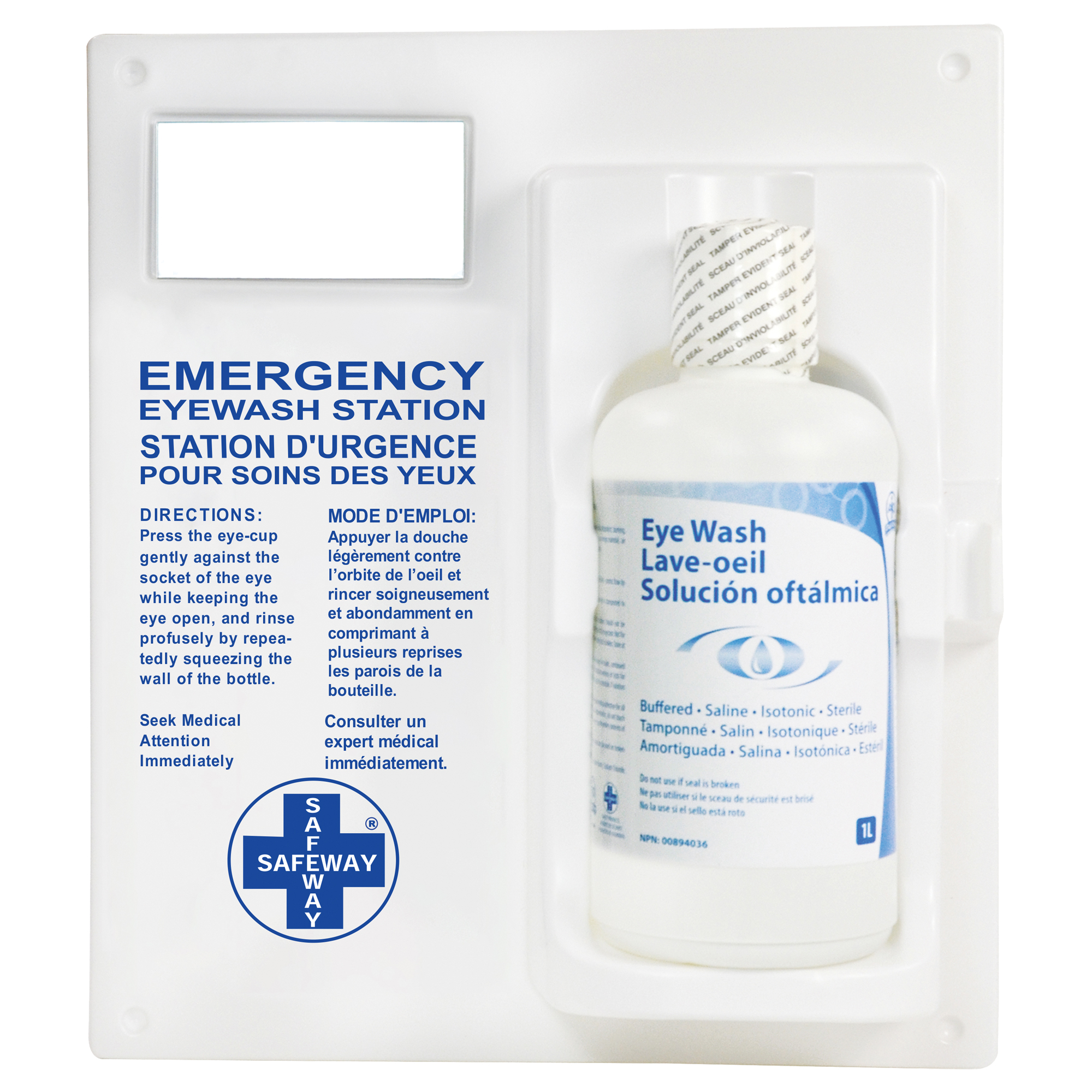 Poste de douche oculaire - Poste simple a/solution ophtalmique