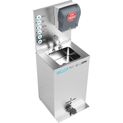 Poste de nettoyage des mains portable MRSink