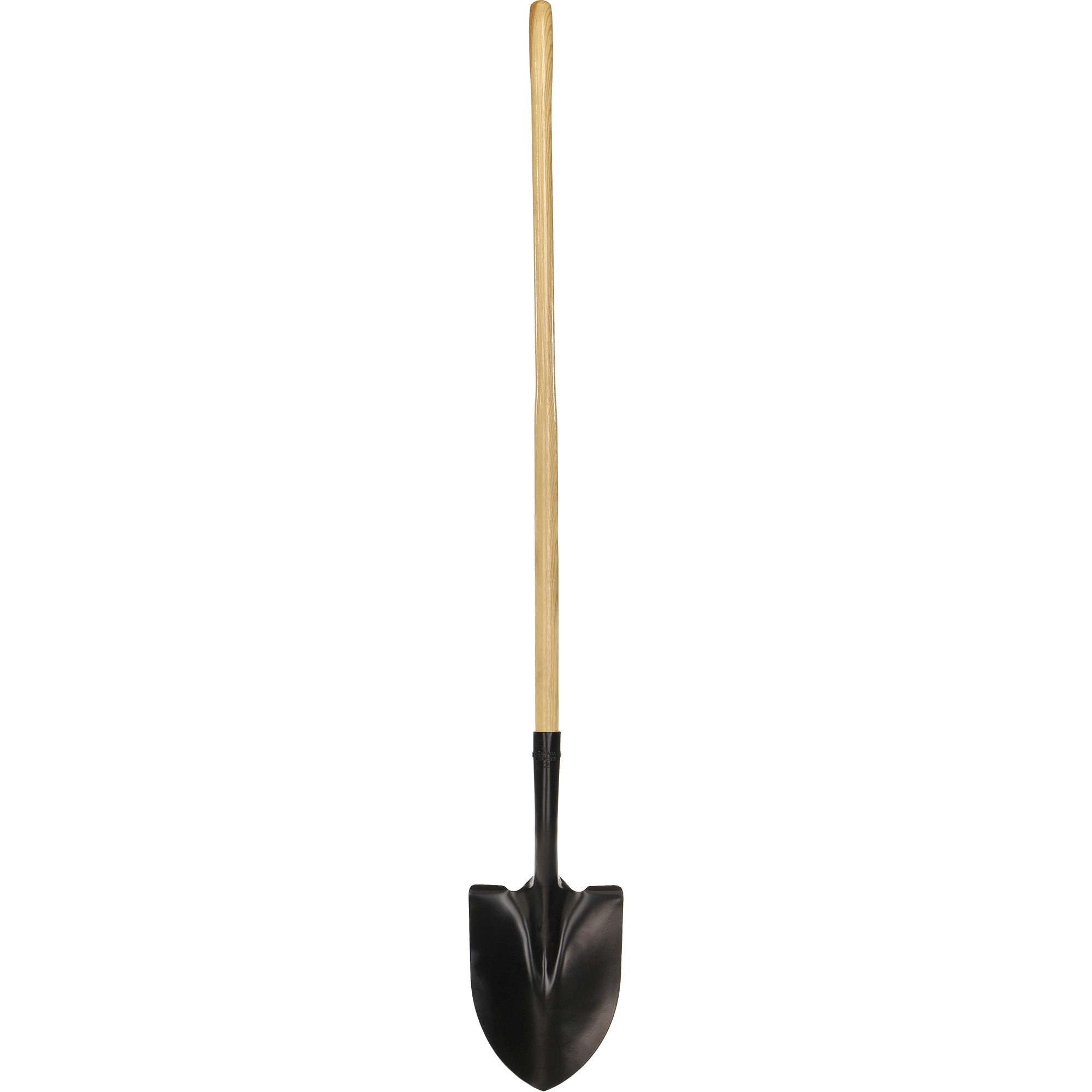 Pelle ronde, Lame Acier durci, Bois, Manche Droit
