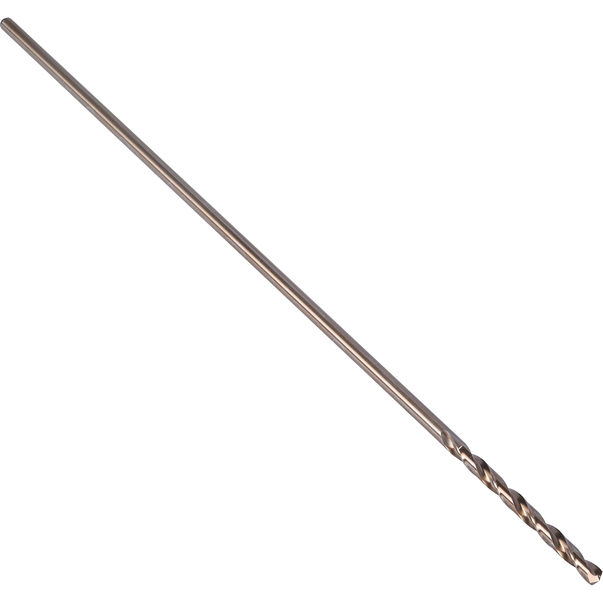 Foret très allongé aéronautique, 1/4", Acier rapide au cobalt, Cannelure 2-3/4", Pointe de 135°