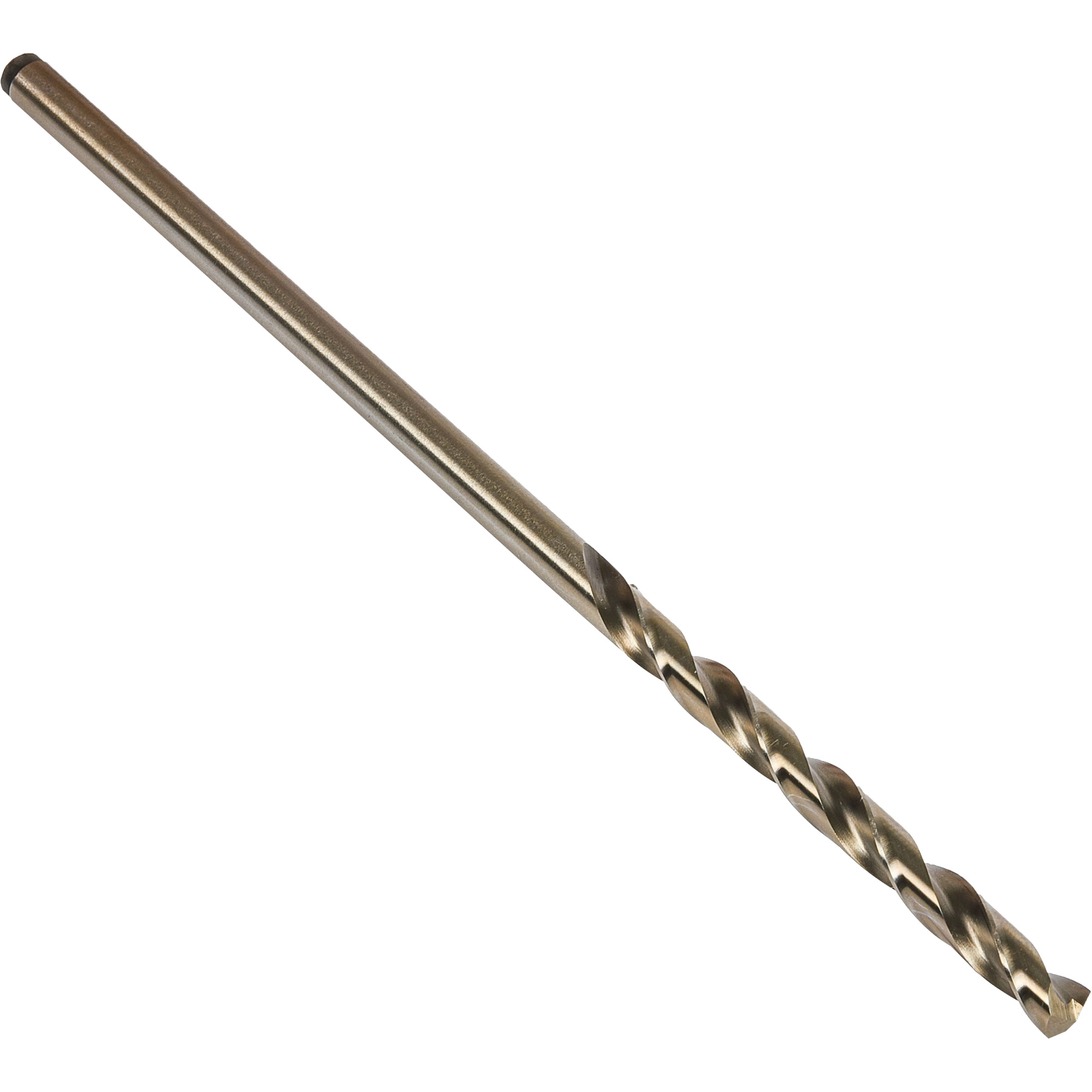 Foret très allongé aéronautique, 3/16", Acier rapide au cobalt, Cannelure 2-5/16", Pointe de 135°