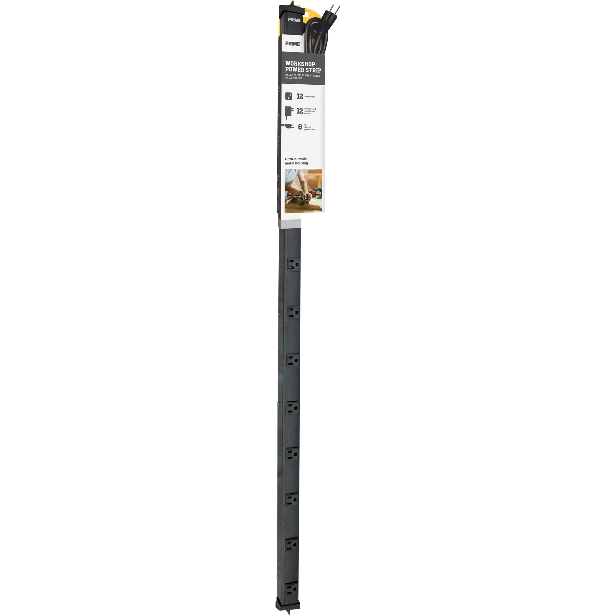 Bloc multiprise 4', 12 Prise(s), 6', 125 V