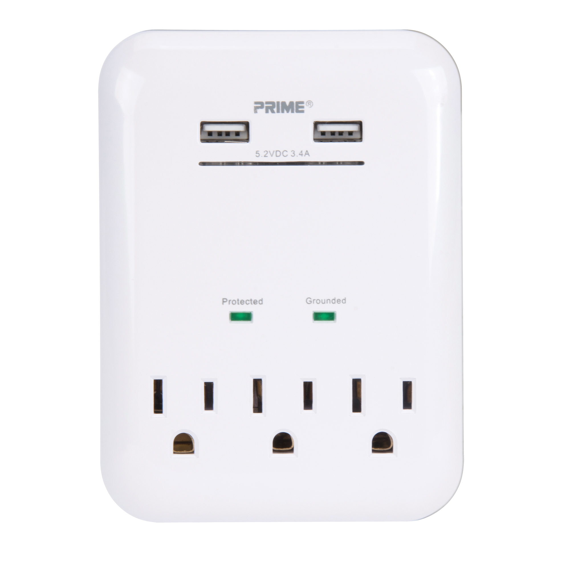 Chargeur USB PrimeMD avec protection contre la surtension