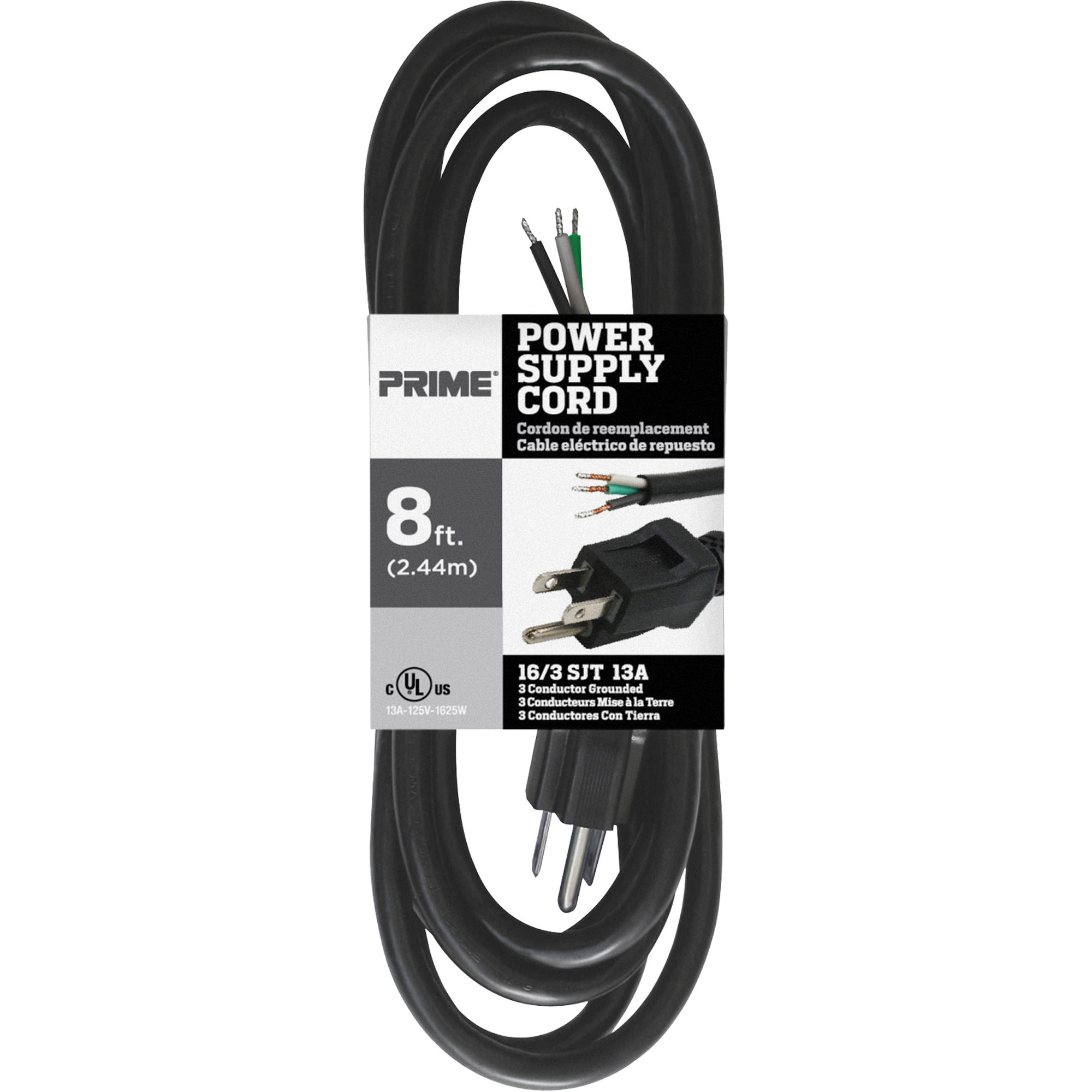 Cordon d'alimentation de rechange brun