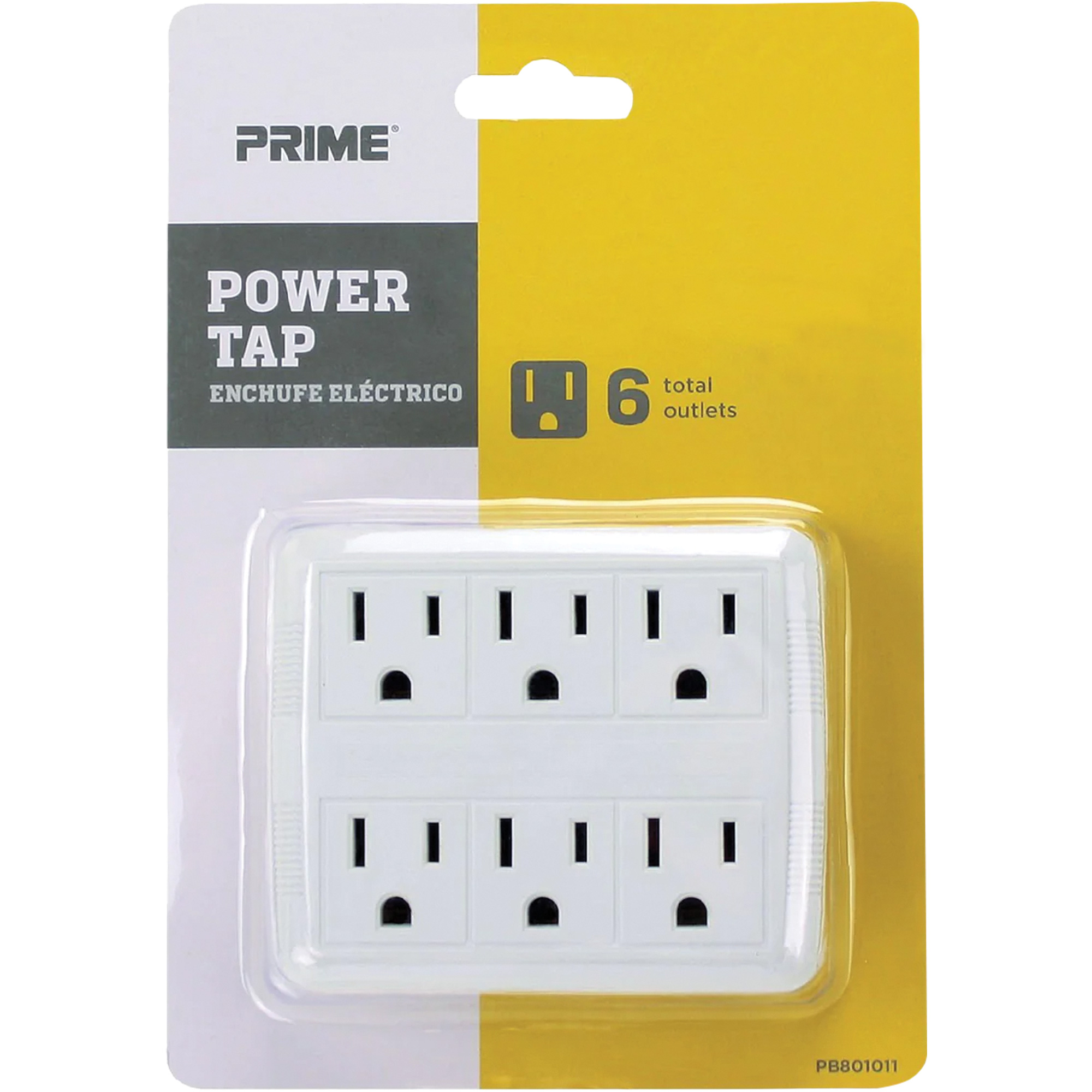 Prise d'alimentation, 6 Prise(s), 15 A, 1875 W, 125 V