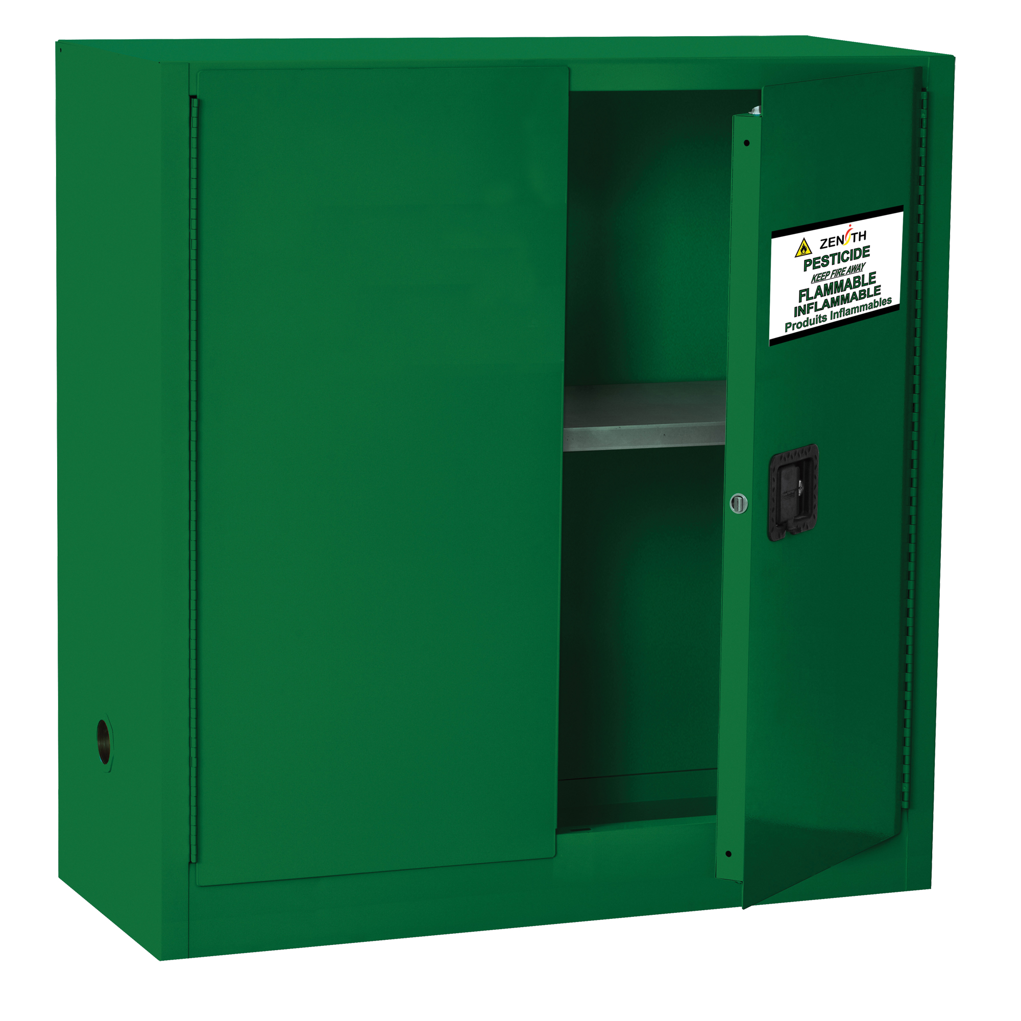Armoire de rangement pour pesticides, 30 gal., 44" h x 43" l x 18" p
