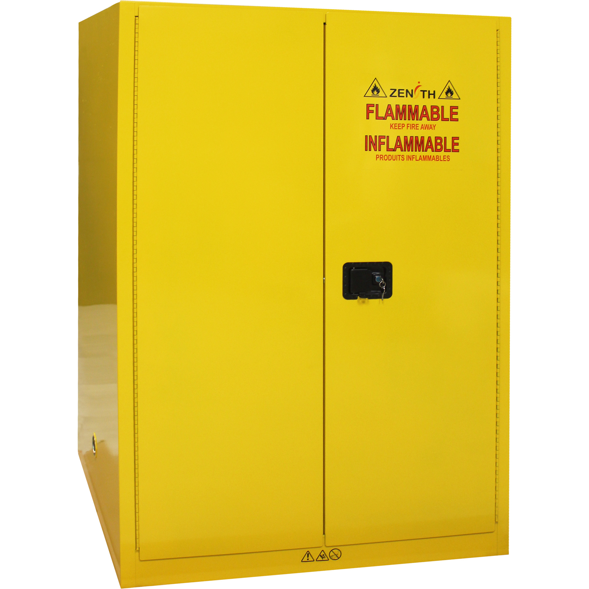 Armoire pour produits inflammables, 90 gal., 2 Porte(s), 43" La x 66" h x 34" p