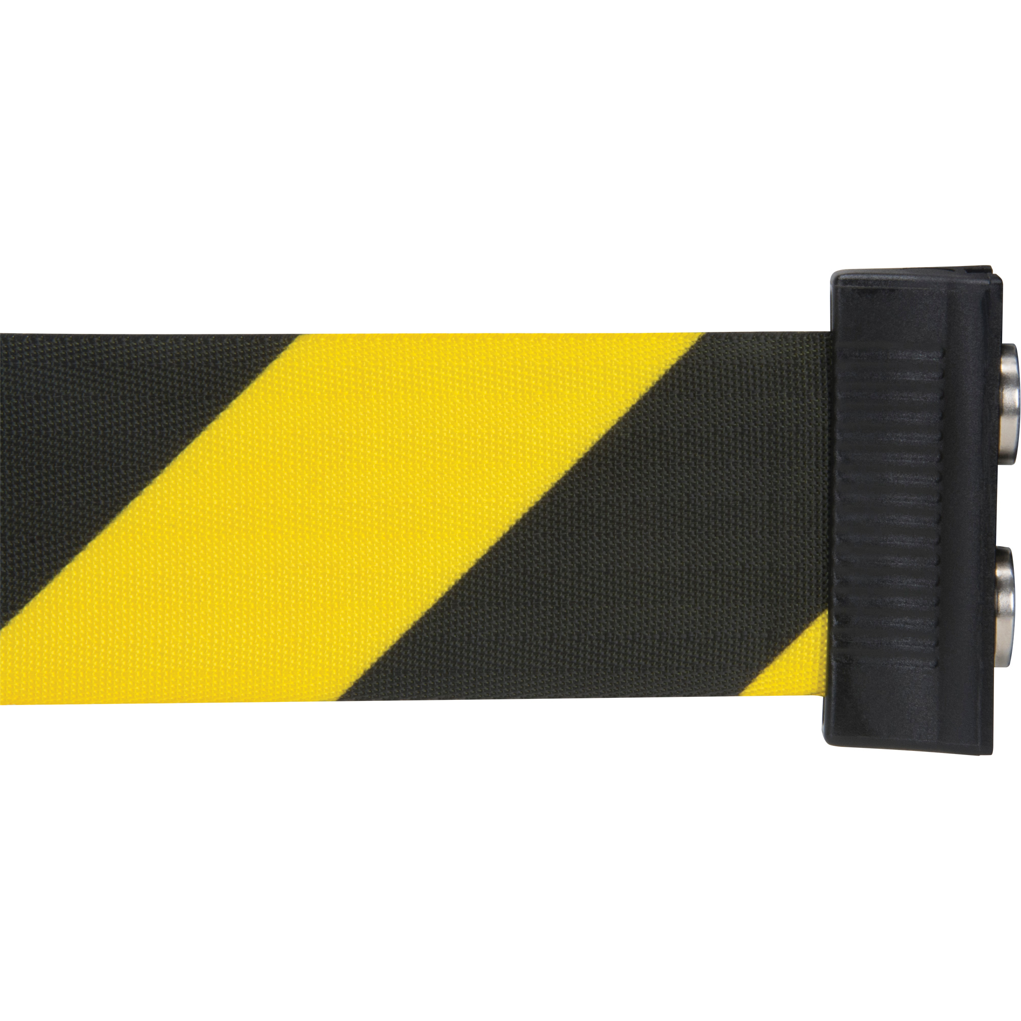 Cassette de ruban magnétique pour barrière de contrôle des foules personnalisée, 7', Ruban Noir et jaune