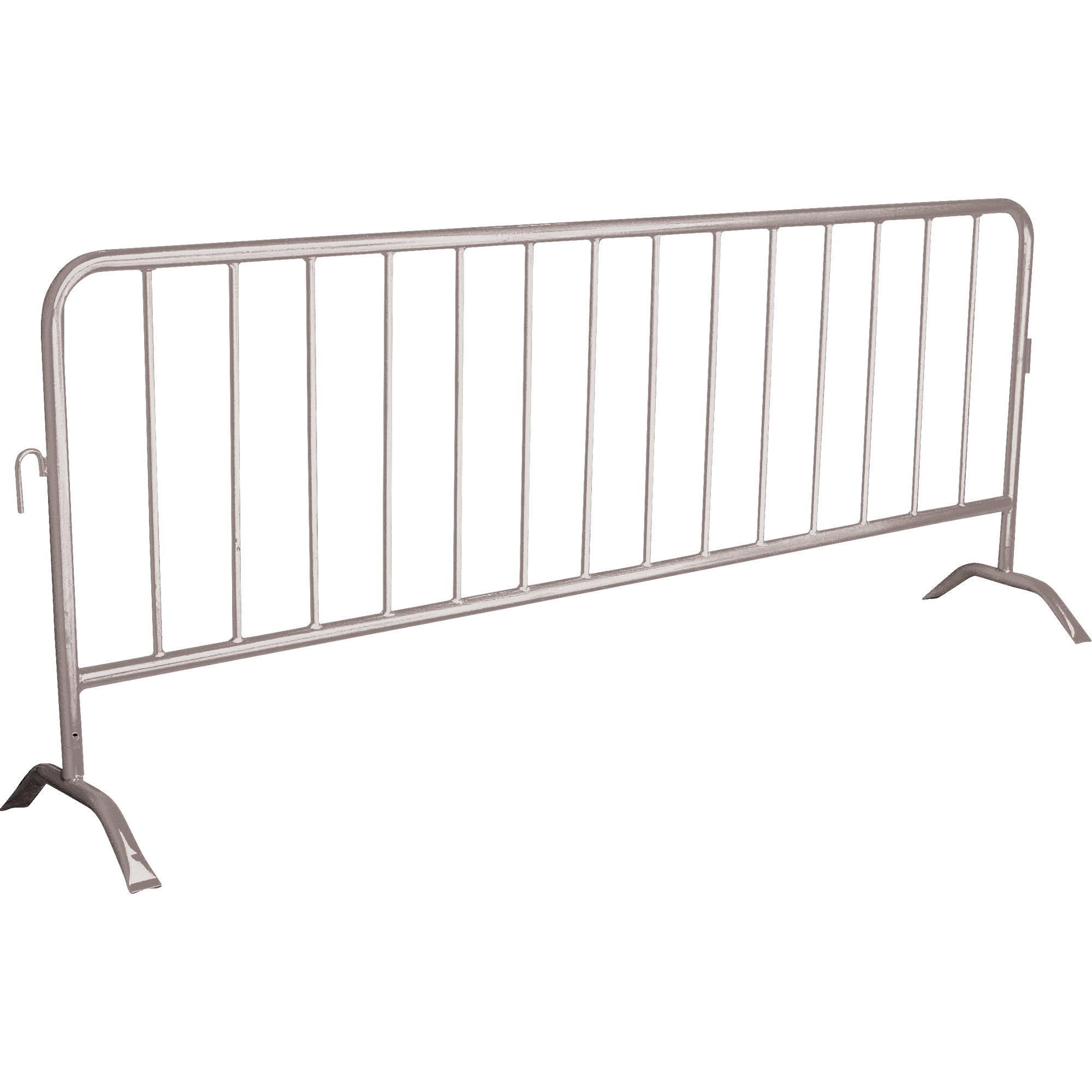 Barrière portative, Emboîtables, 102" lo x 40" h, Argent