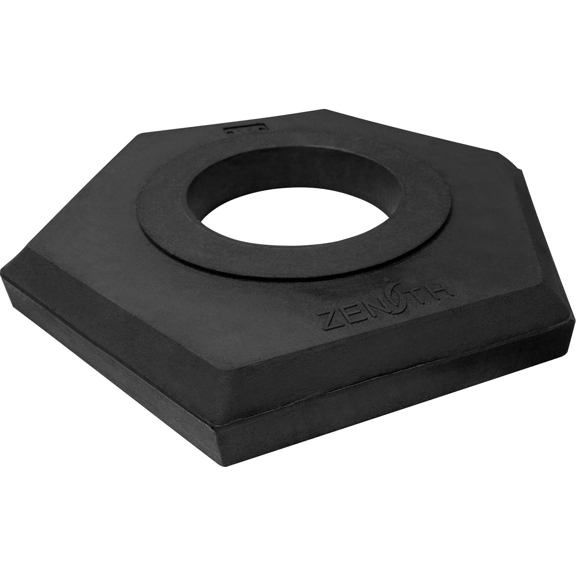 Base de canaliseur en caoutchouc, 15 lb