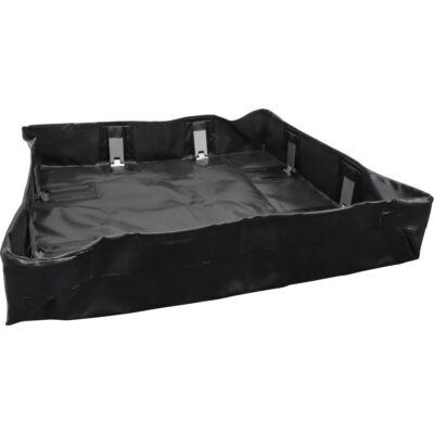 Berme repliable, Capacité 1122 gal. US, 12' la x 25' lo x 6" h, Support à encliqueter