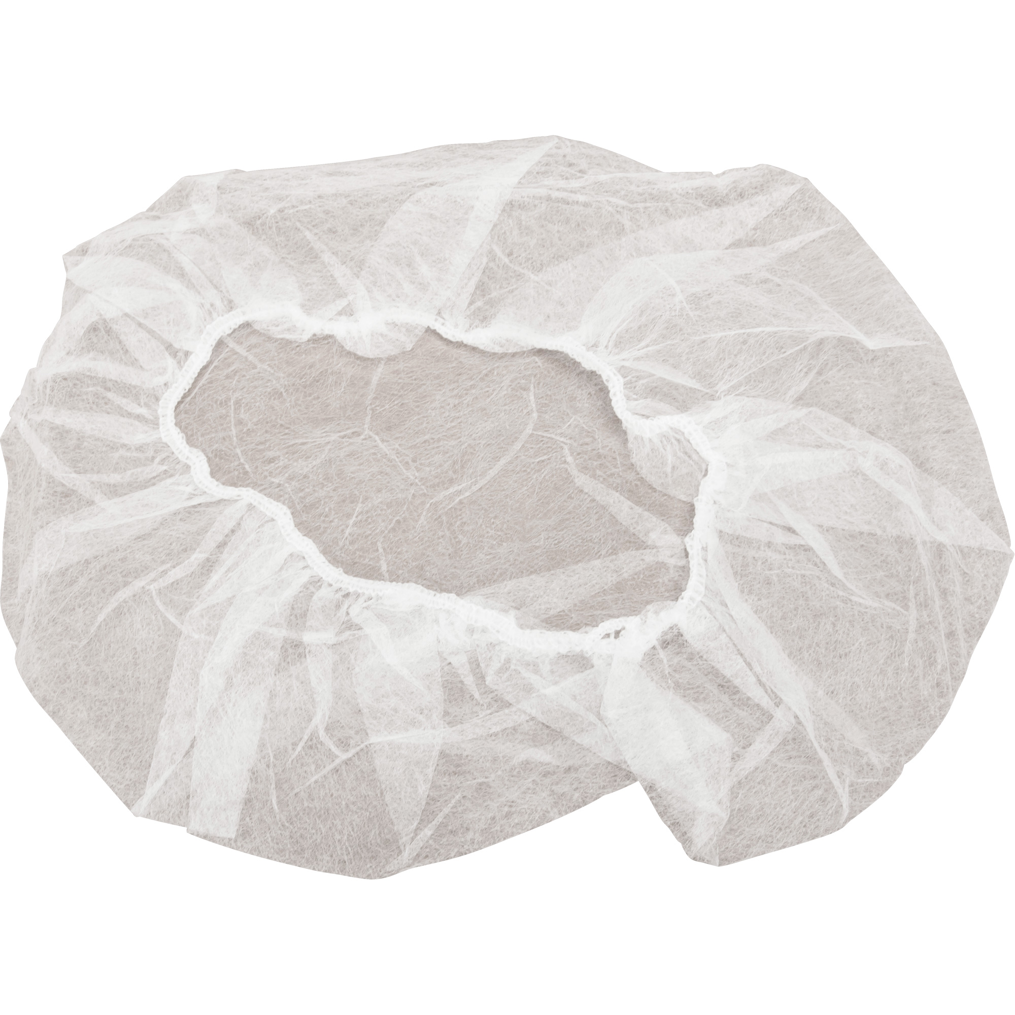 Bonnets bouffants non tissés, Polypropylène, 21"/Grand, Blanc