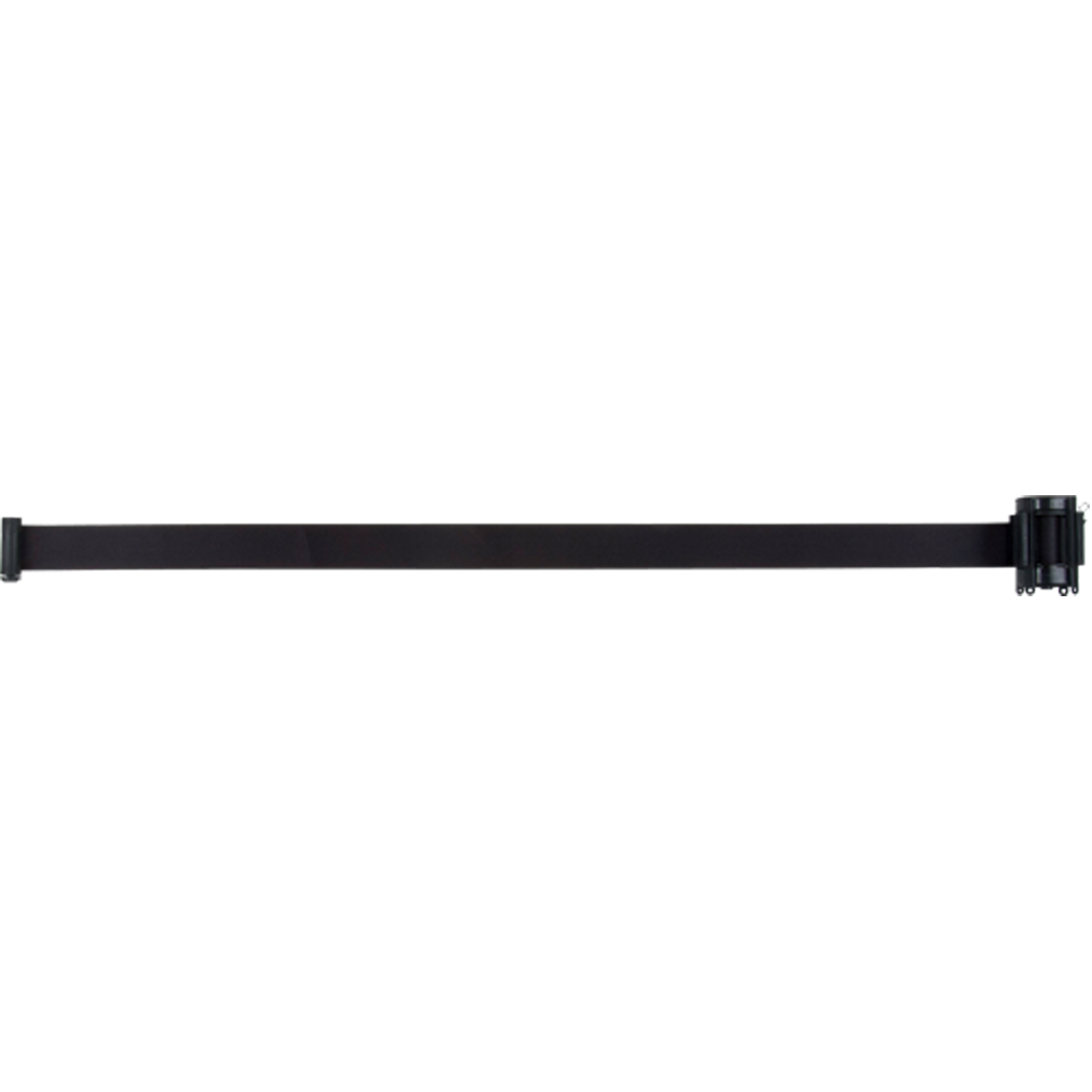 Cartouche de ruban pour assembler votre propre barrière de contrôle des foules, 12', Ruban Noir