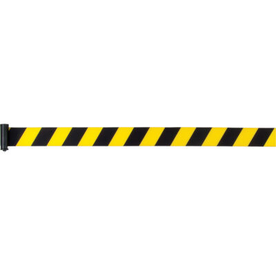 Cartouches de ruban pour assembler vos propre barrières de contrôle des foules, 7', Ruban Jaune