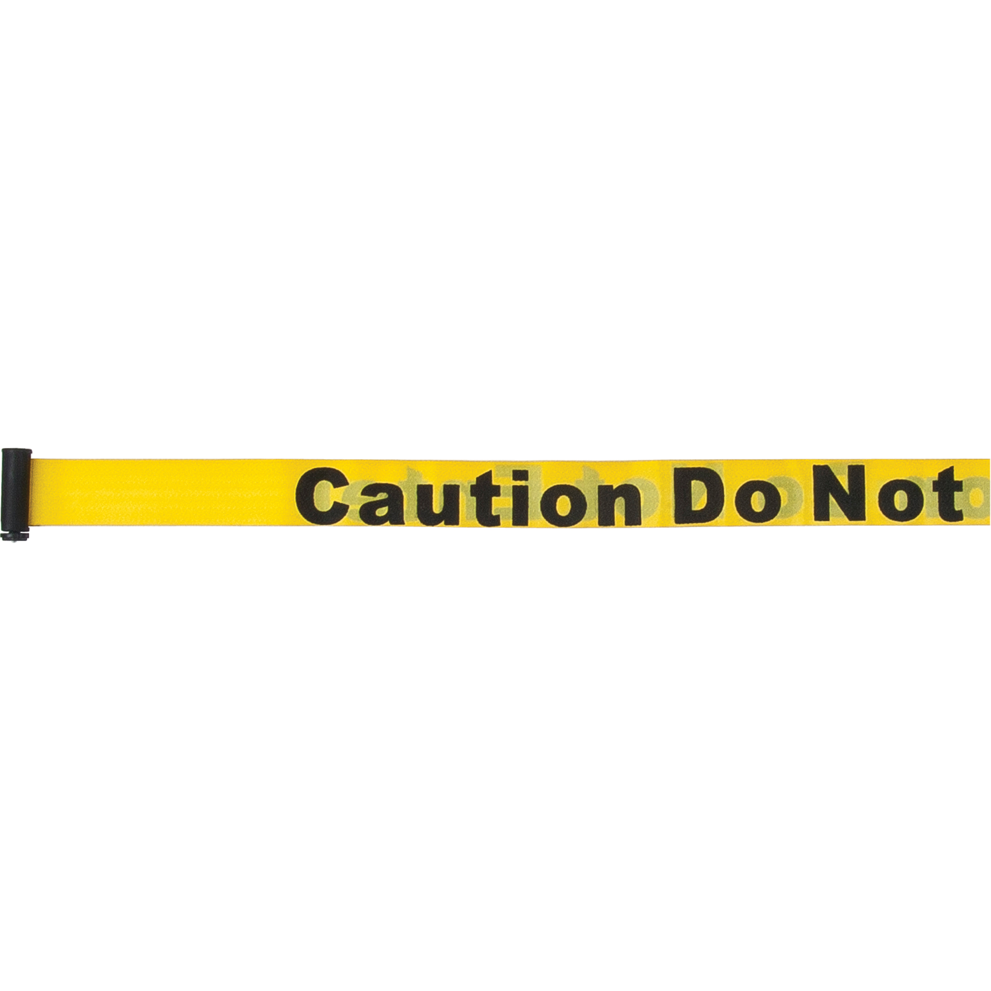 Cartouches de ruban pour assembler vos propre barrières de contrôle des foules, Caution Do Not Enter, 7', Ruban Jaune