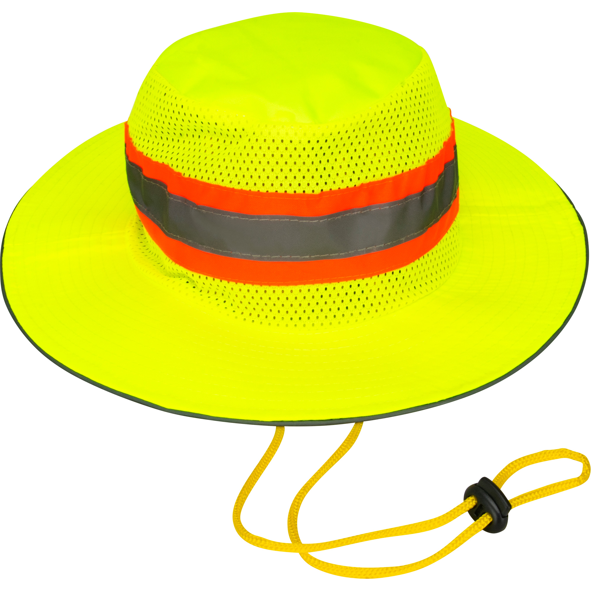 Chapeau de pêcheur à refroidissement par évaporation, Lime haute visibilité