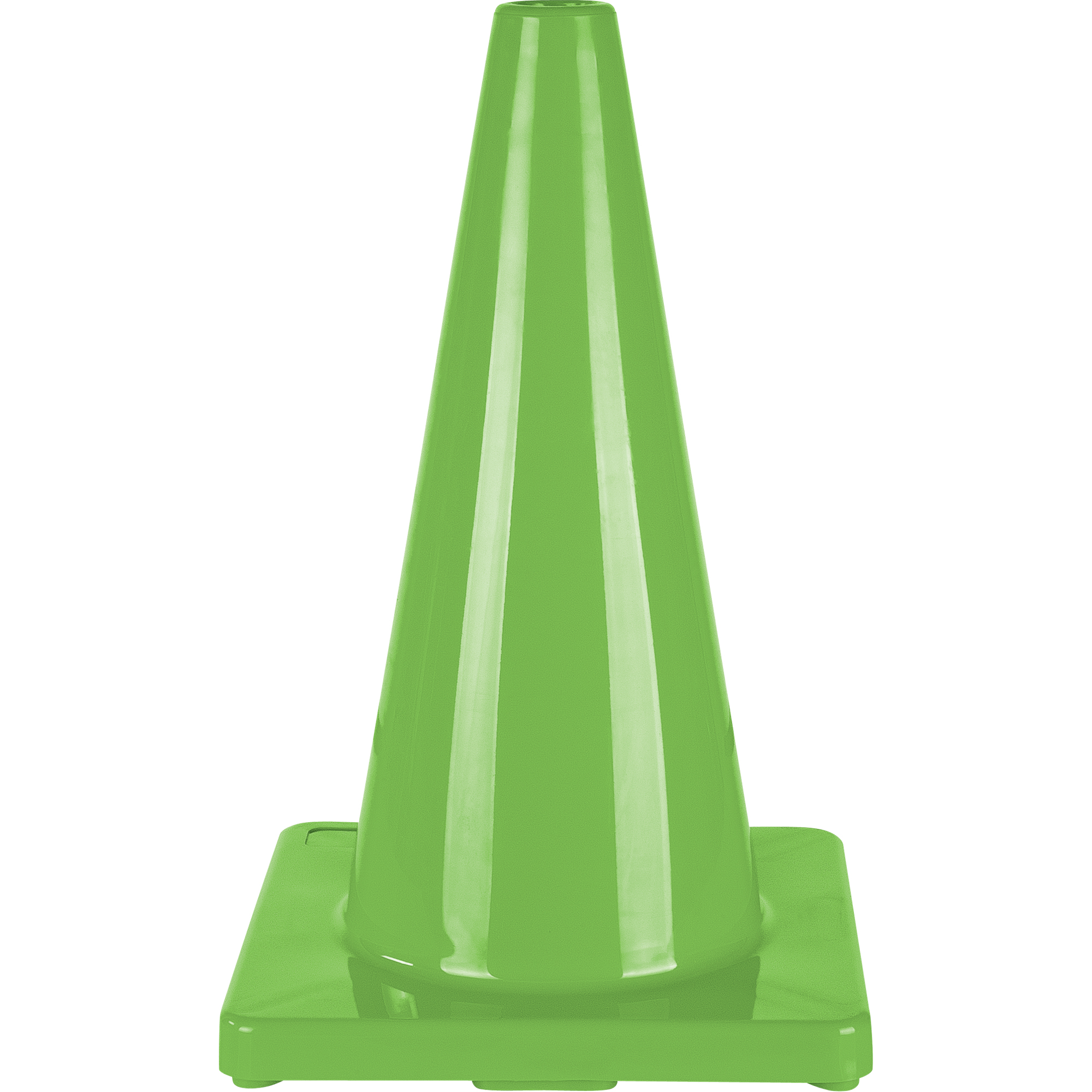 Cône de couleur pour la signalisation, 18", Vert