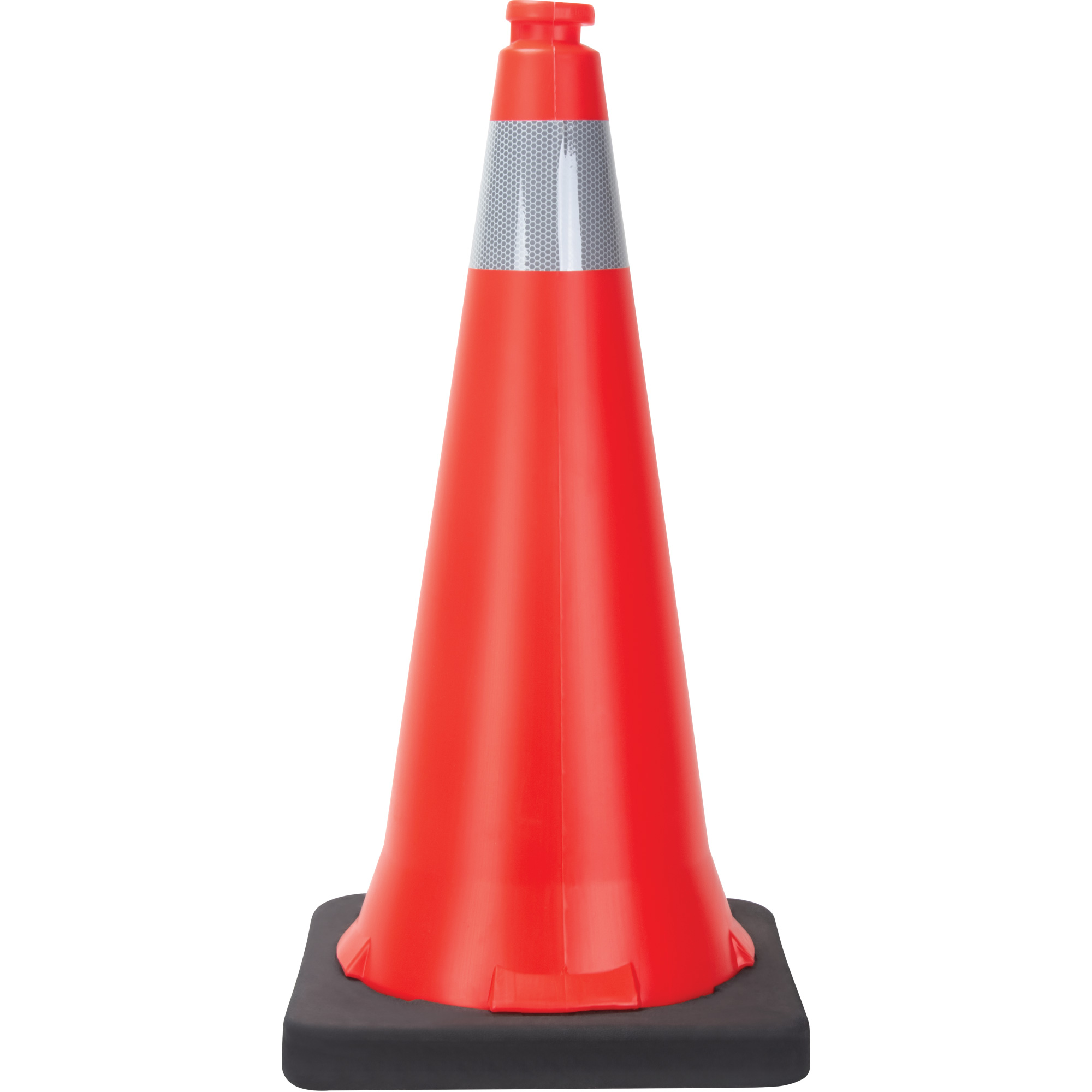 Cône de signalisation, 28", Orange, Bande(s) réfléchissante(s) 4"
