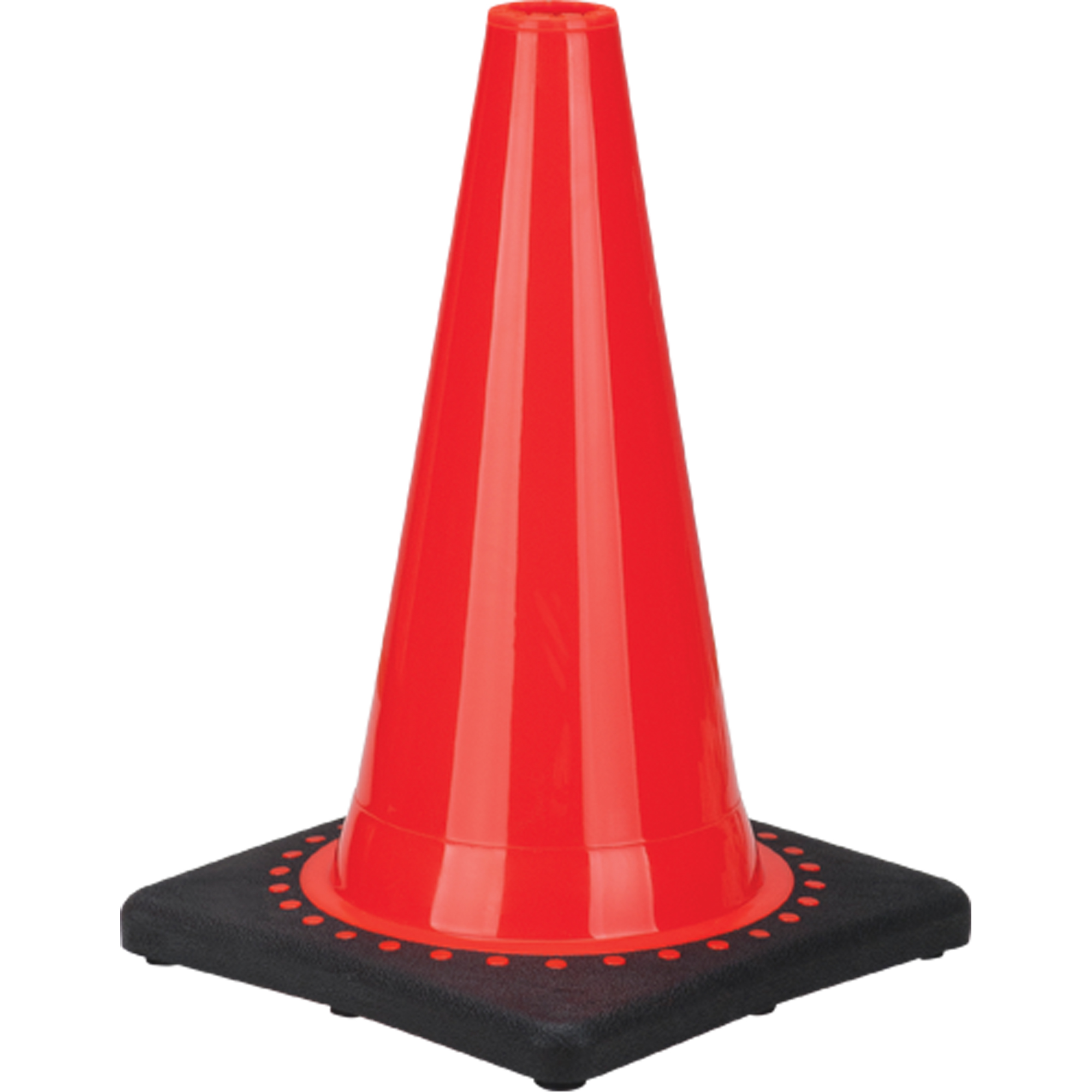 Cône de signalisation de première qualité, 12", Orange