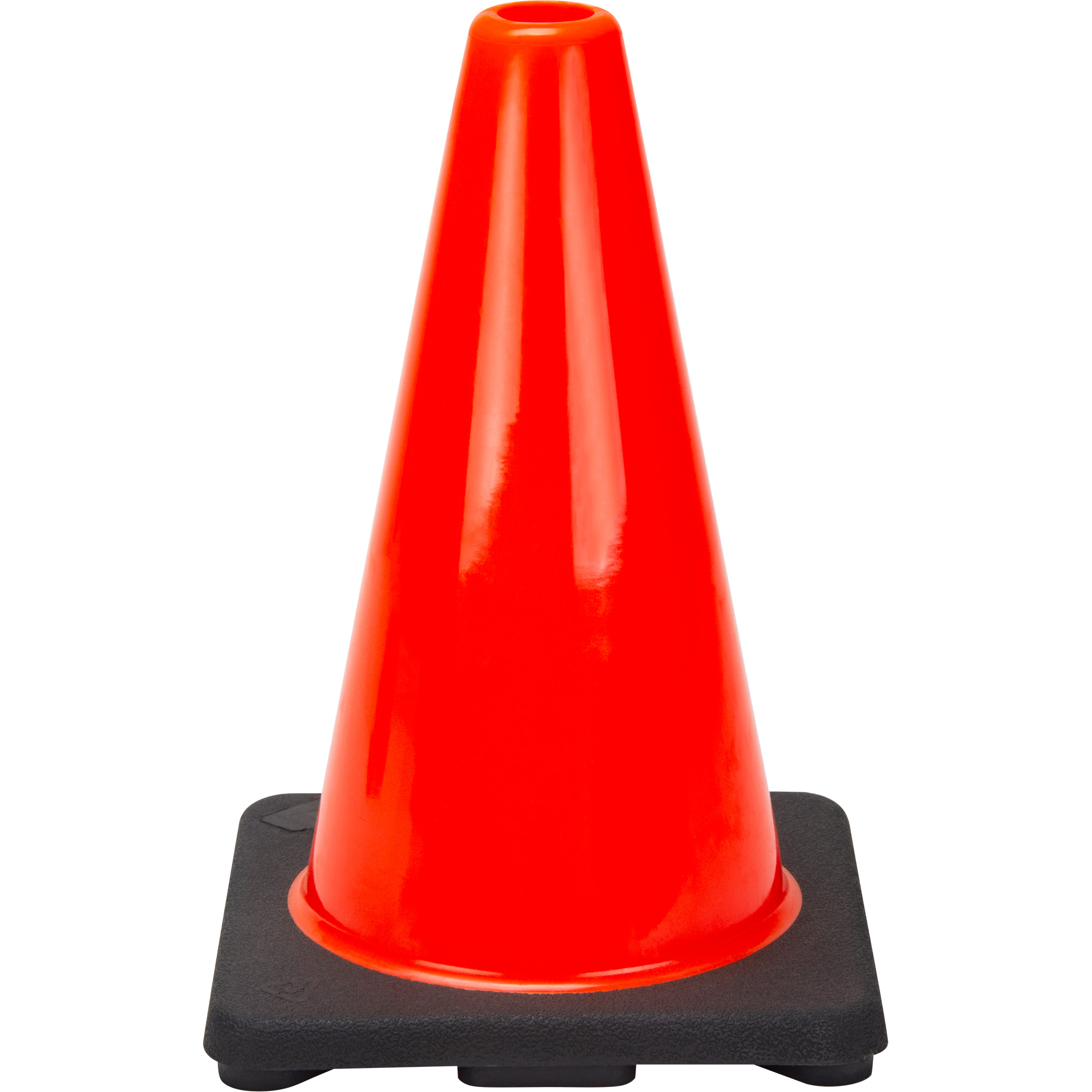 Cône de signalisation de première qualité, 12", Orange
