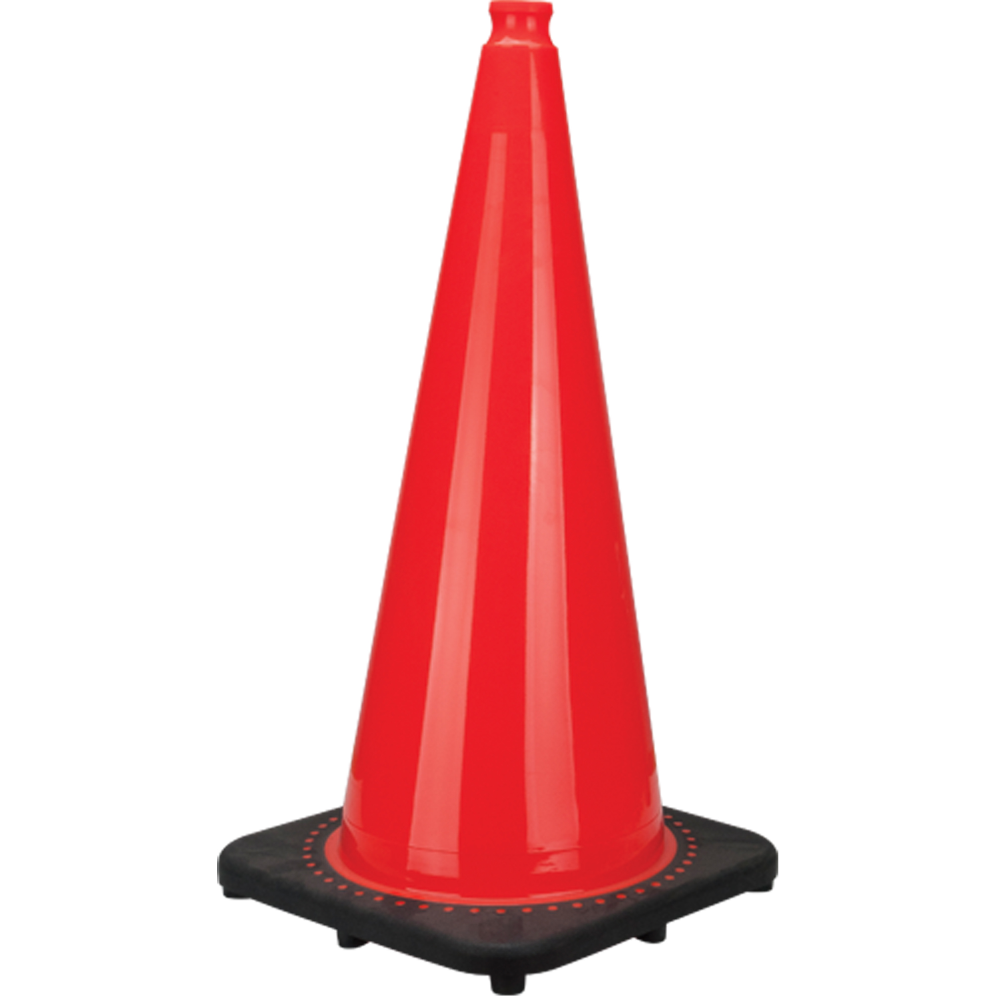 Cône de signalisation de première qualité, 28", Orange