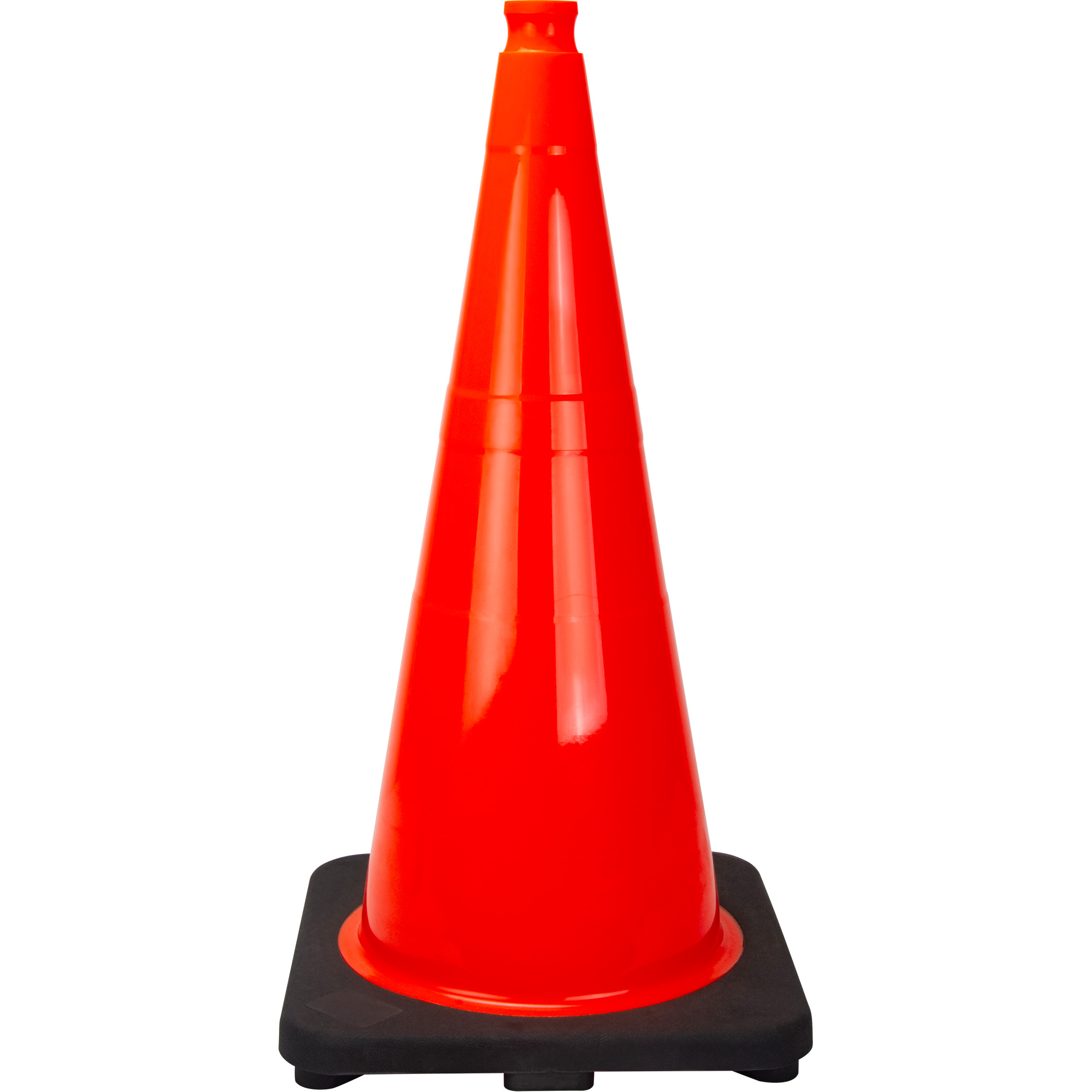 Cône de signalisation de première qualité, 28", Orange