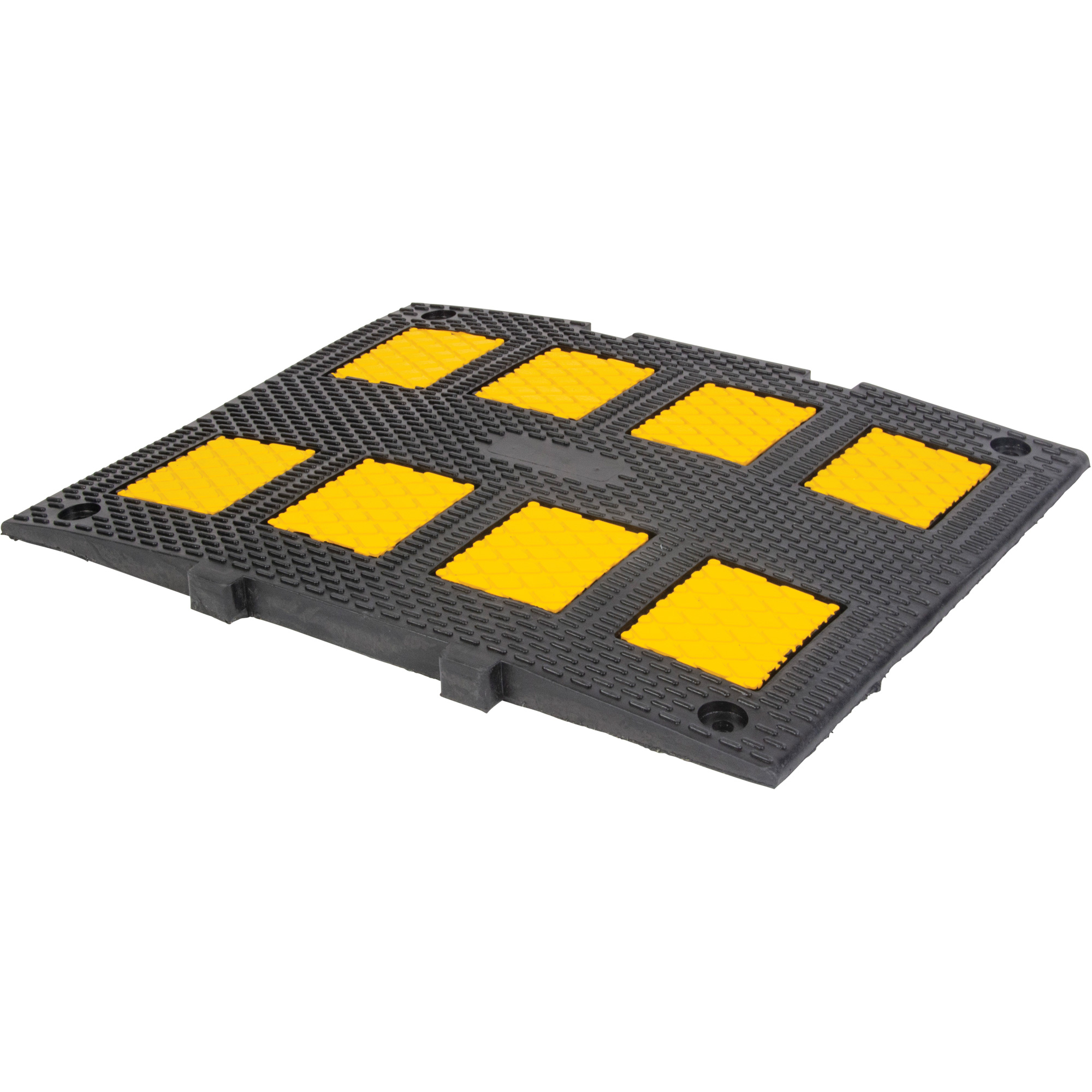 Dos d'âne central, Caoutchouc, 3' lo x 20" la x 2" h