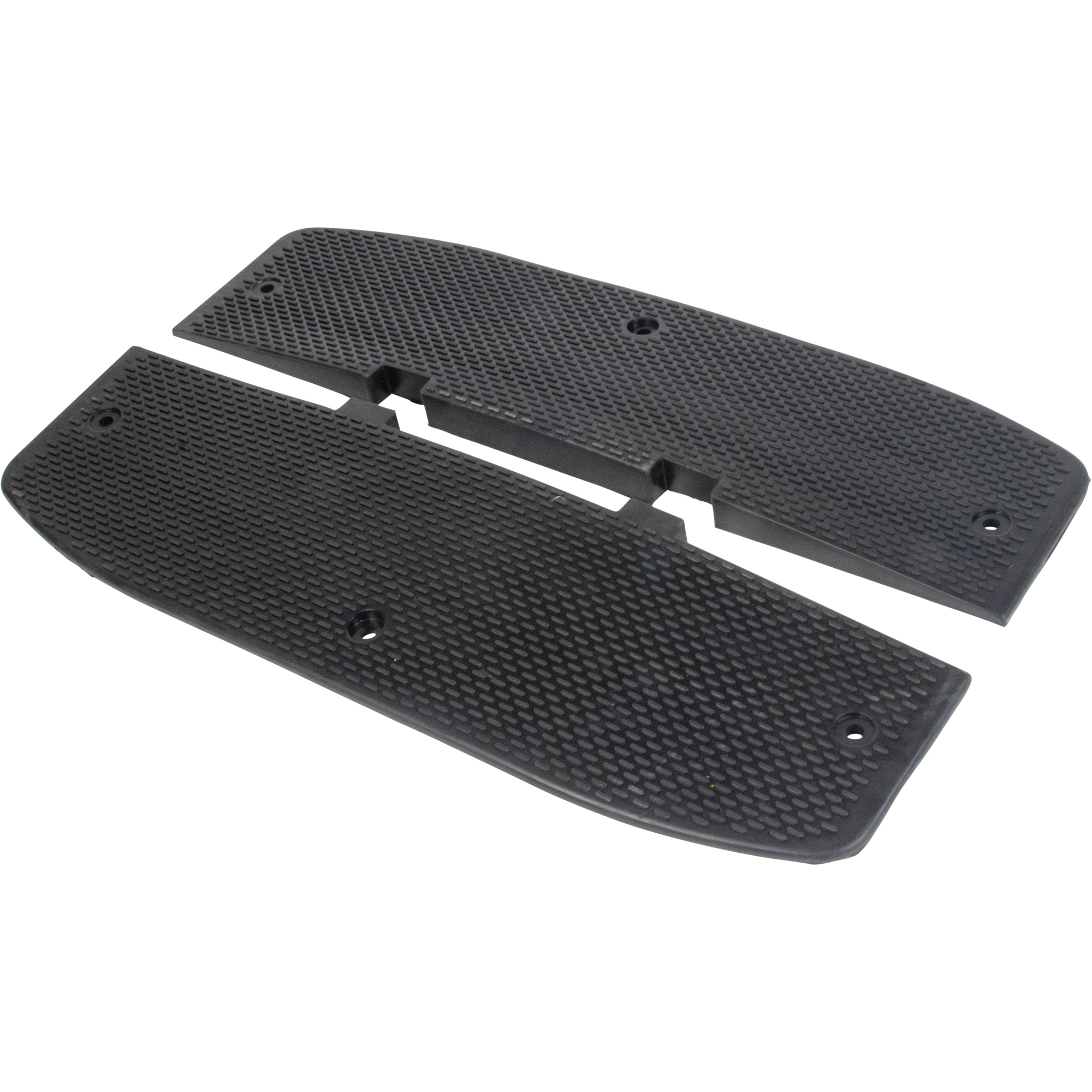 Embouts d'extrémités pour bosse de décélération, Caoutchouc, 2' lo x 16" la x 1-1/4" h