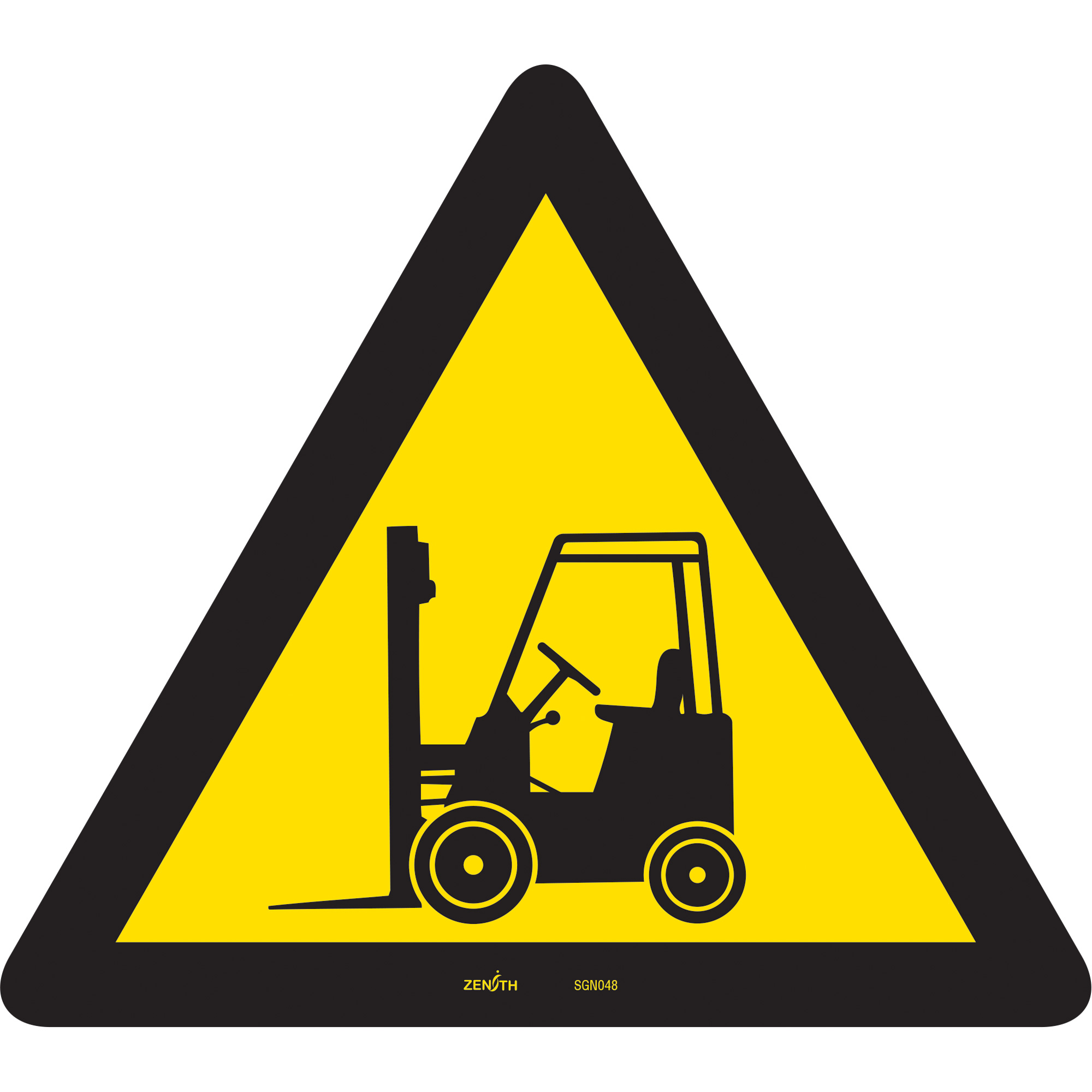Enseigne de sécurité conforme à la CSA - Forklift, 12" x 12", Vinyle, Pictogramme