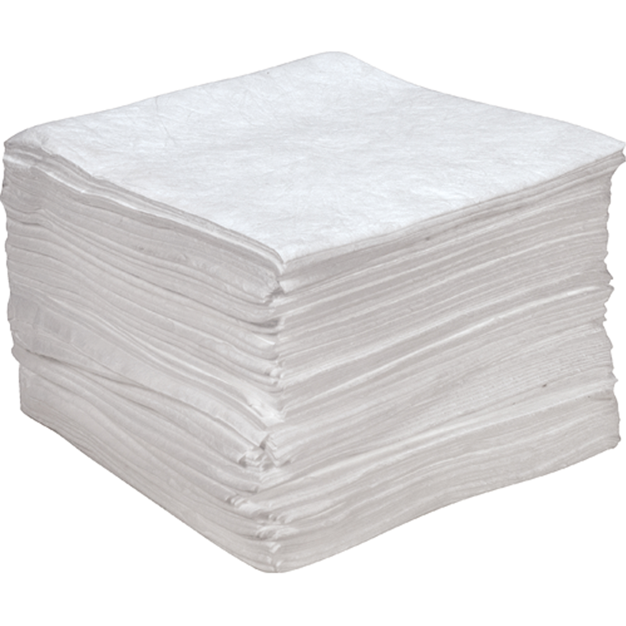 Feuilles absorbantes antistatiques de première qualité, Huile seulement, 15" x 18", 25 gal. d'absorption