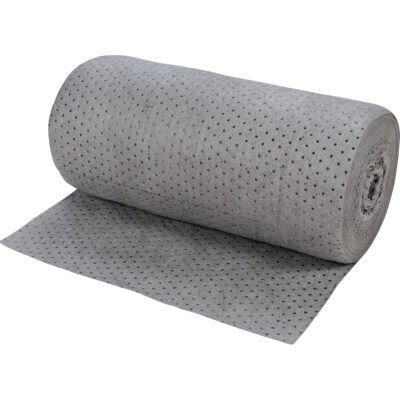 Feuilles absorbantes laminées (SMS) de première qualité, Lourd, 150' lo x 30" la, Absorption 50 gal.