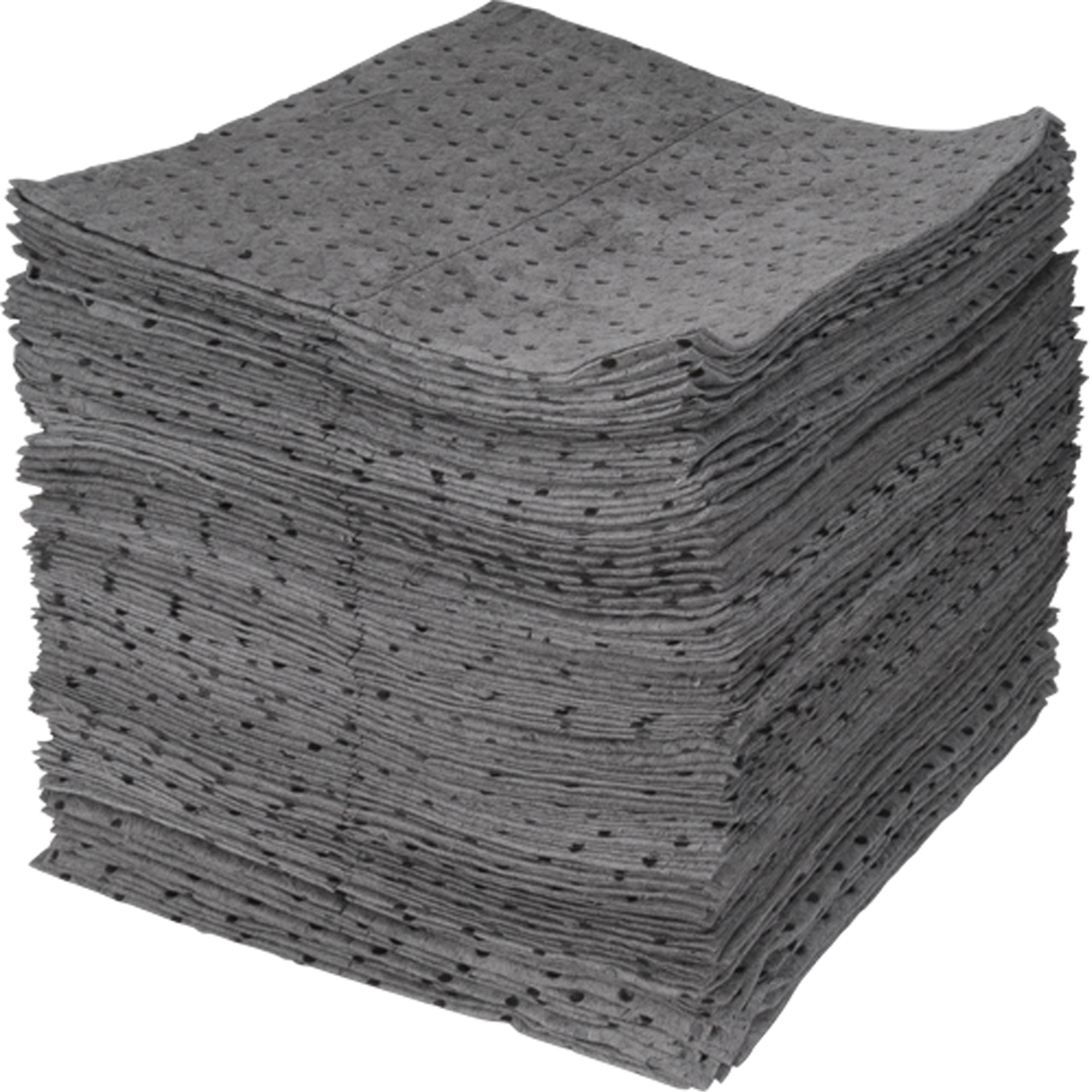 Feuilles absorbantes liées de première qualité, Universel, 15" x 17", 30 gal. d'absorption