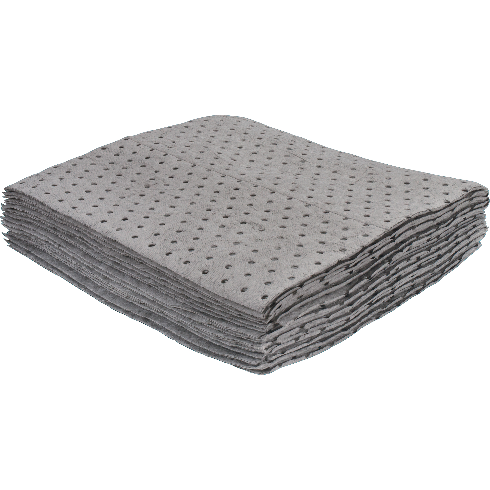 Feuilles absorbantes liées de première qualité, Universel, 15" x 17", 8 gal. d'absorption
