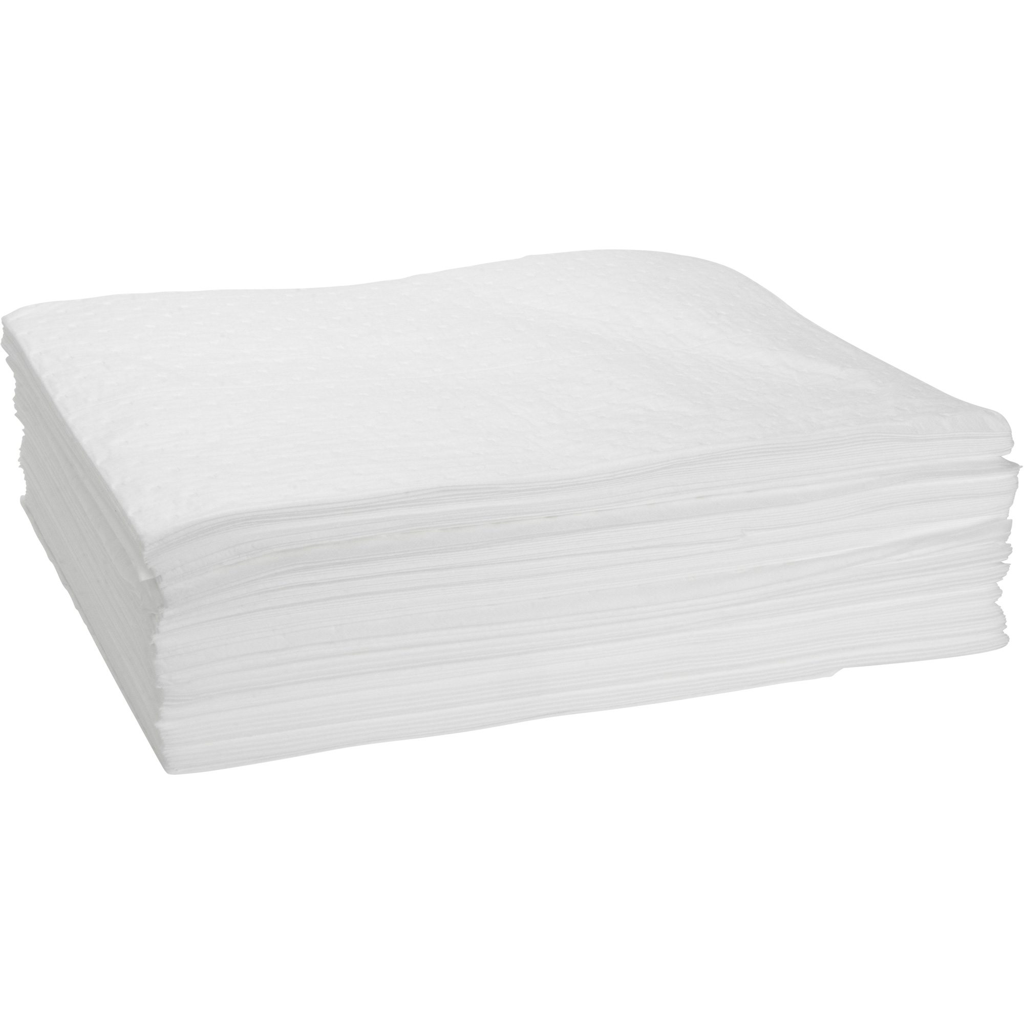 Feuilles absorbantes liées, Huile seulement, 15" x 19", 14 gal. d'absorption